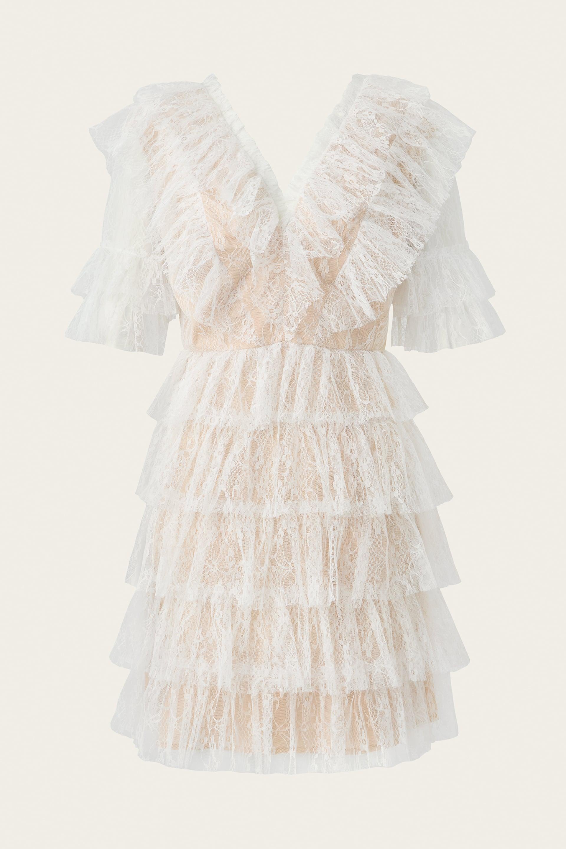 Sky mini dress White 1