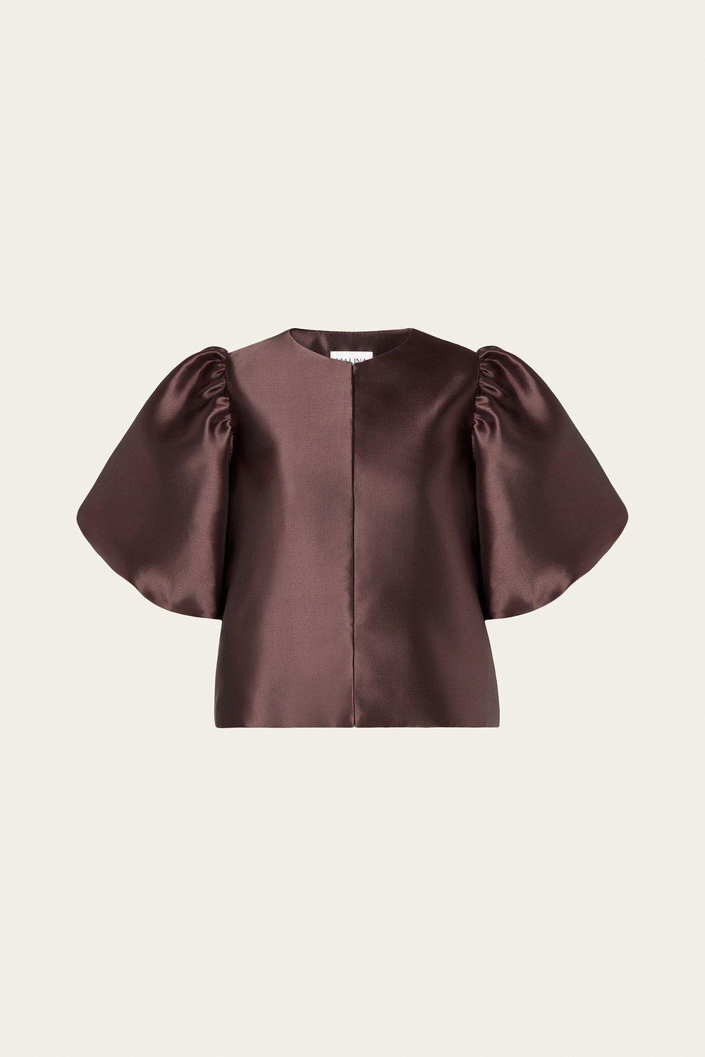 Cleo blouse Chocolate 1