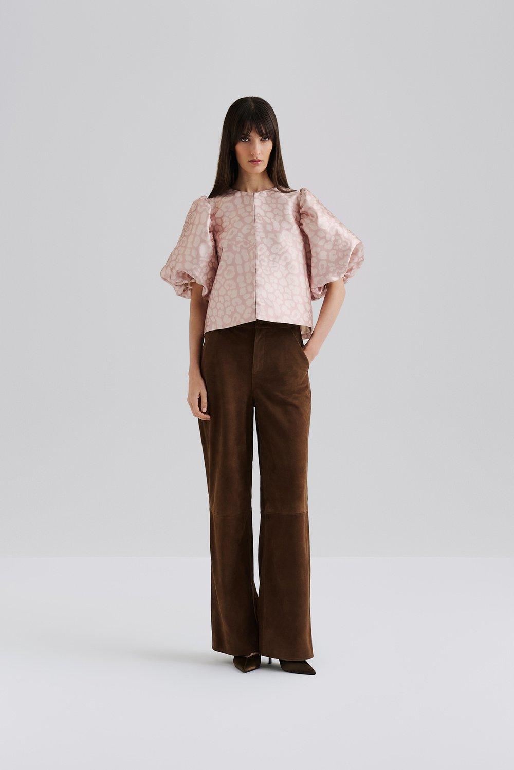Cleo blouse Beige Leo 2