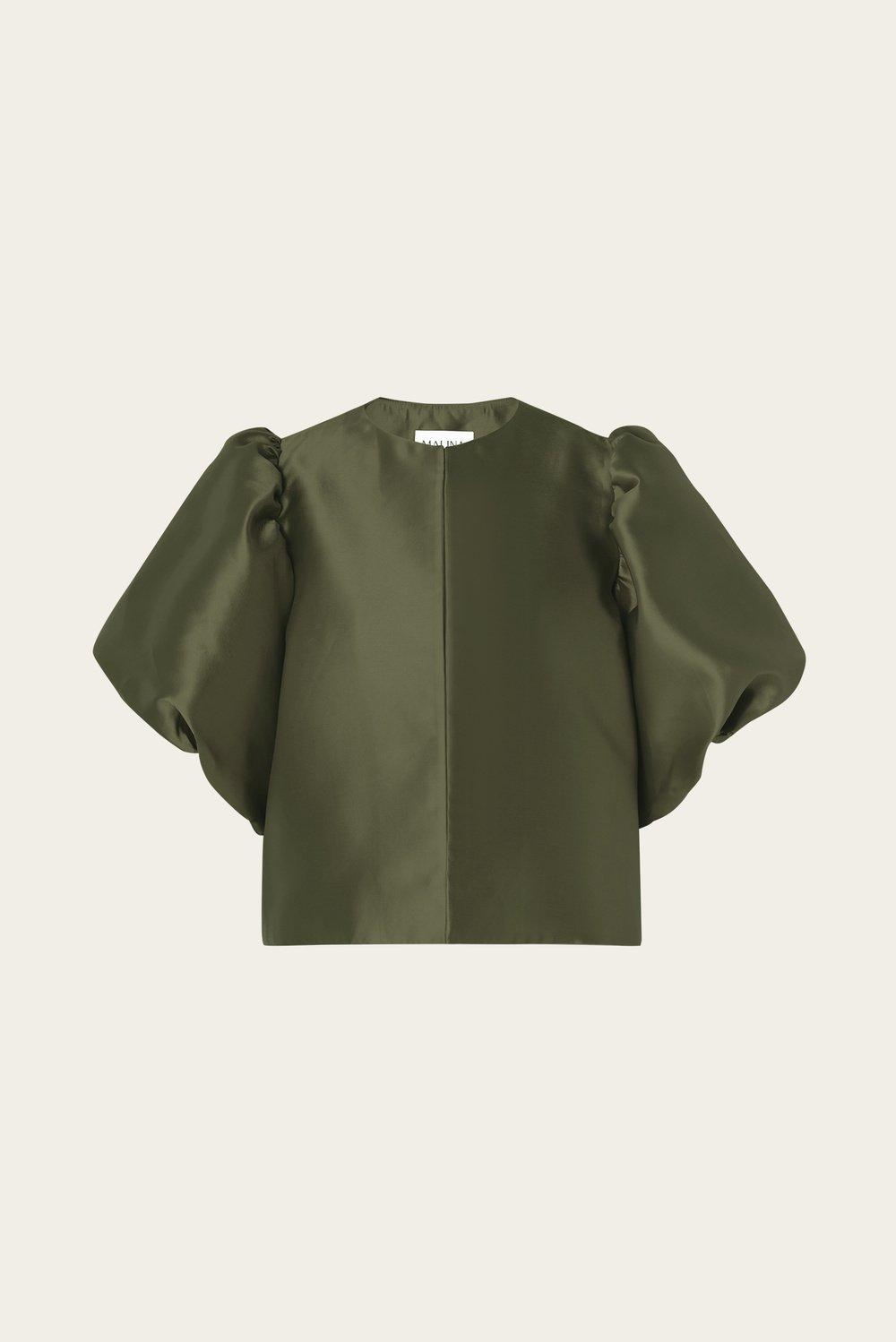Cleo blouse Olive 1