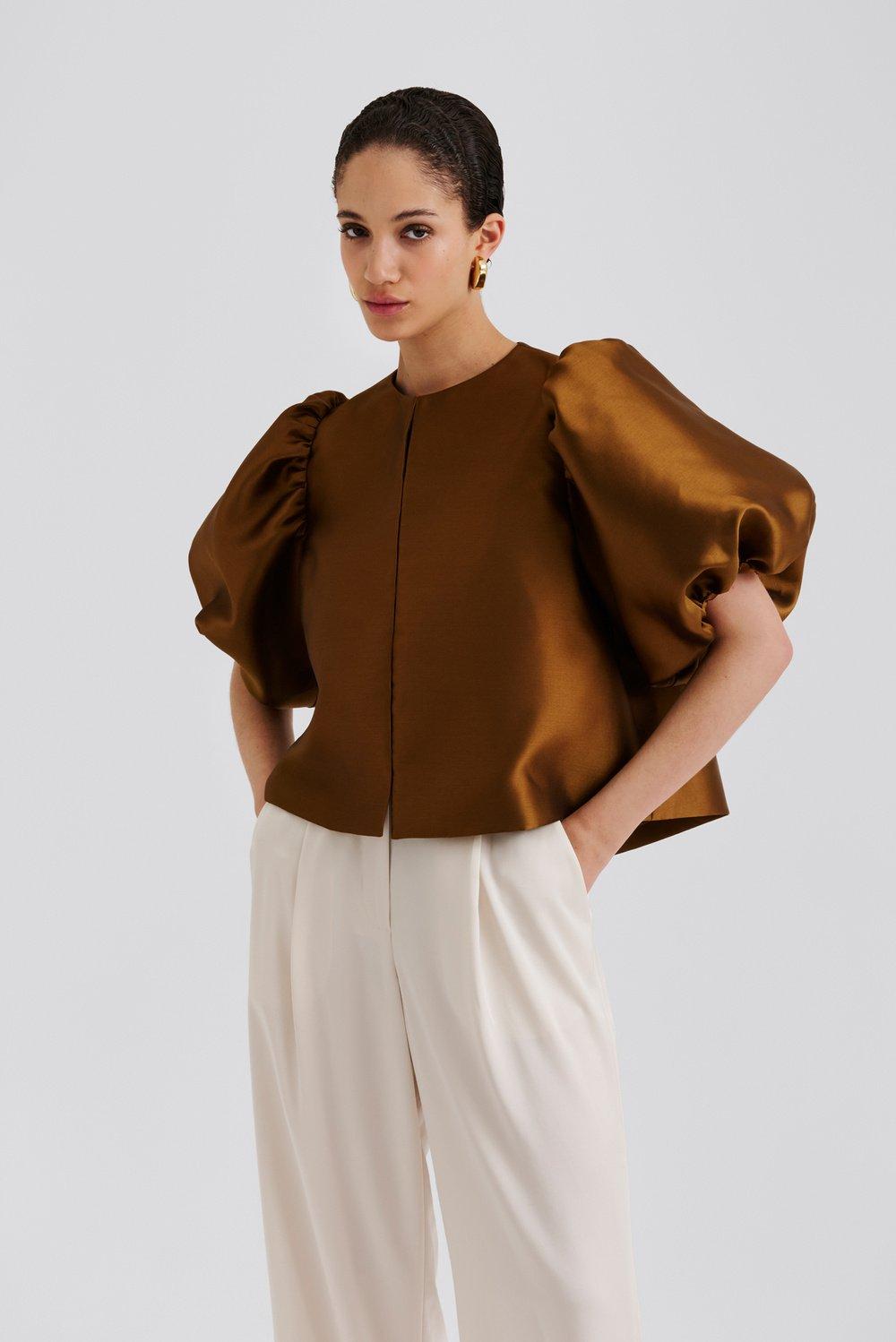 Cleo blouse Amber 2