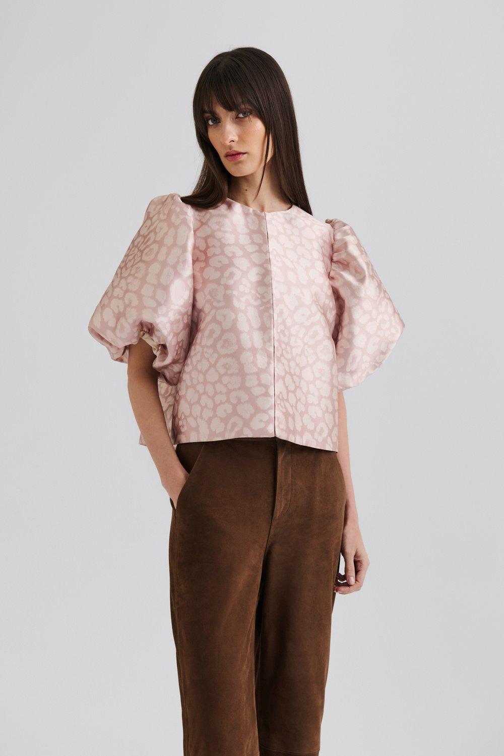 Cleo blouse Beige Leo 2