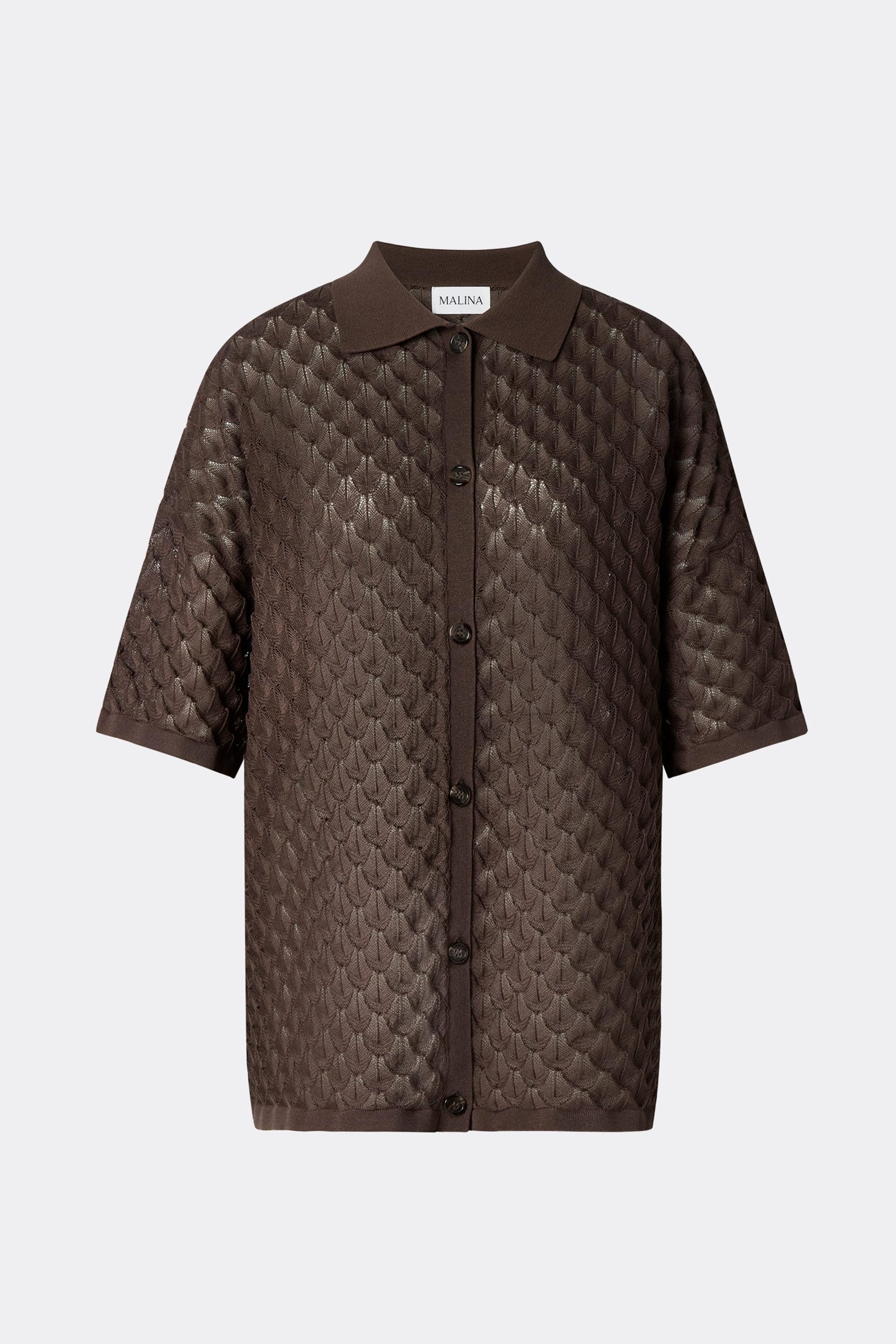 Moa shirt Chocolate 1