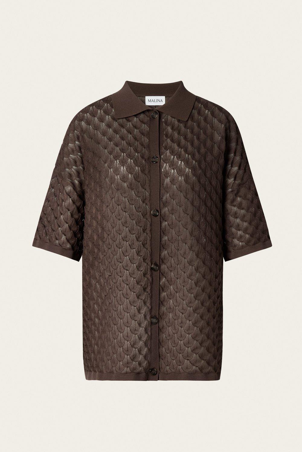 Moa shirt Chocolate 1