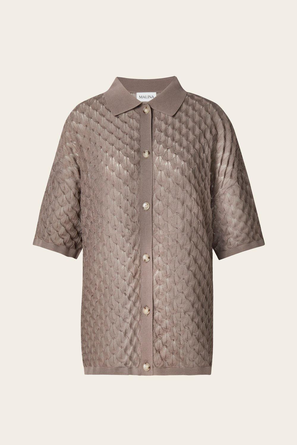 Moa shirt Taupe 1