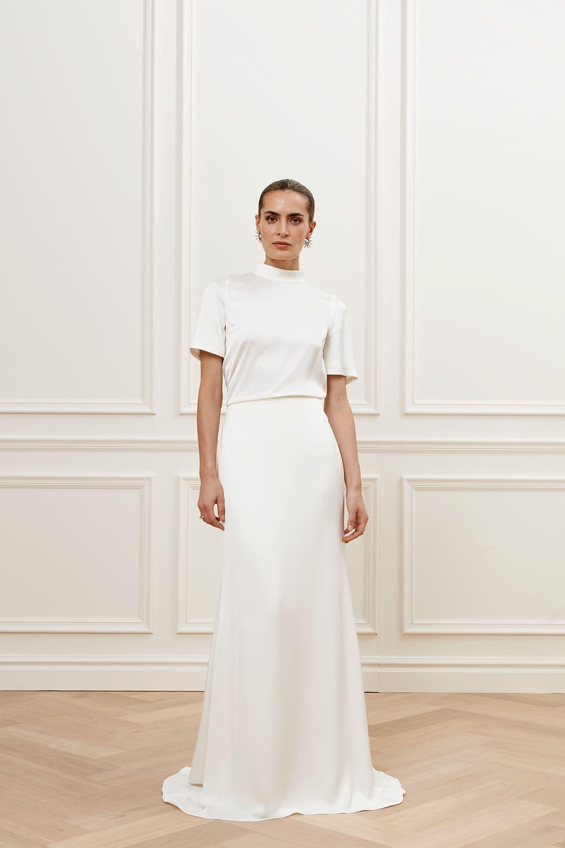 Theodora maxi skirt Cream 2