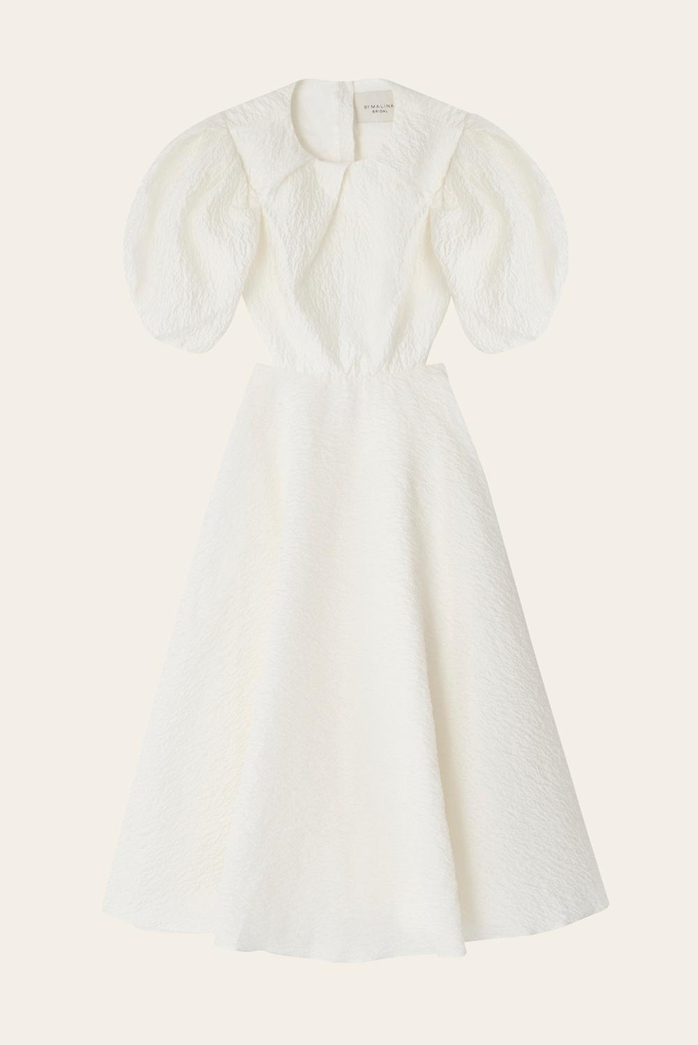 Iris midi dress Ivory 1