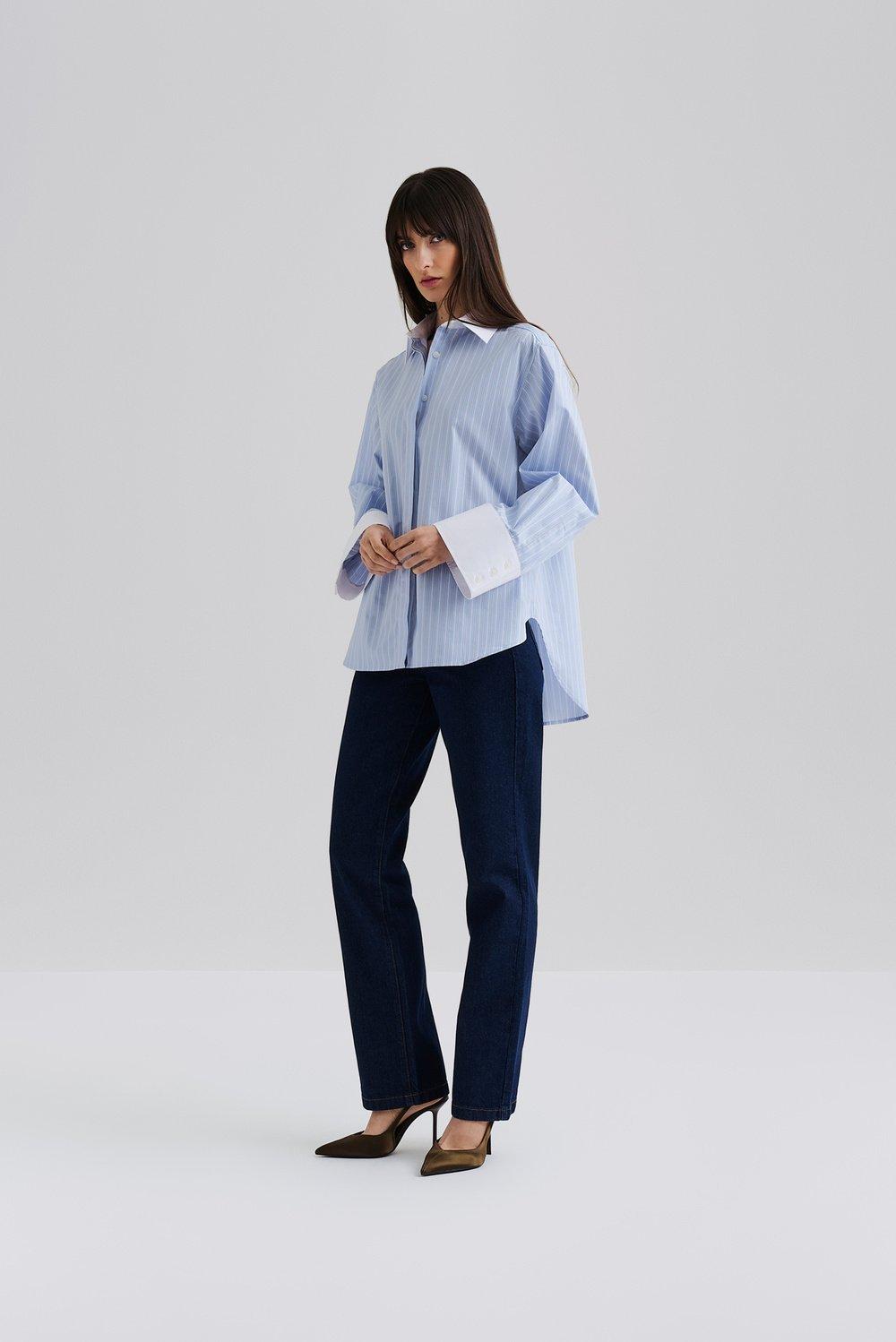 Classic shirt Light Blue Stripe 2
