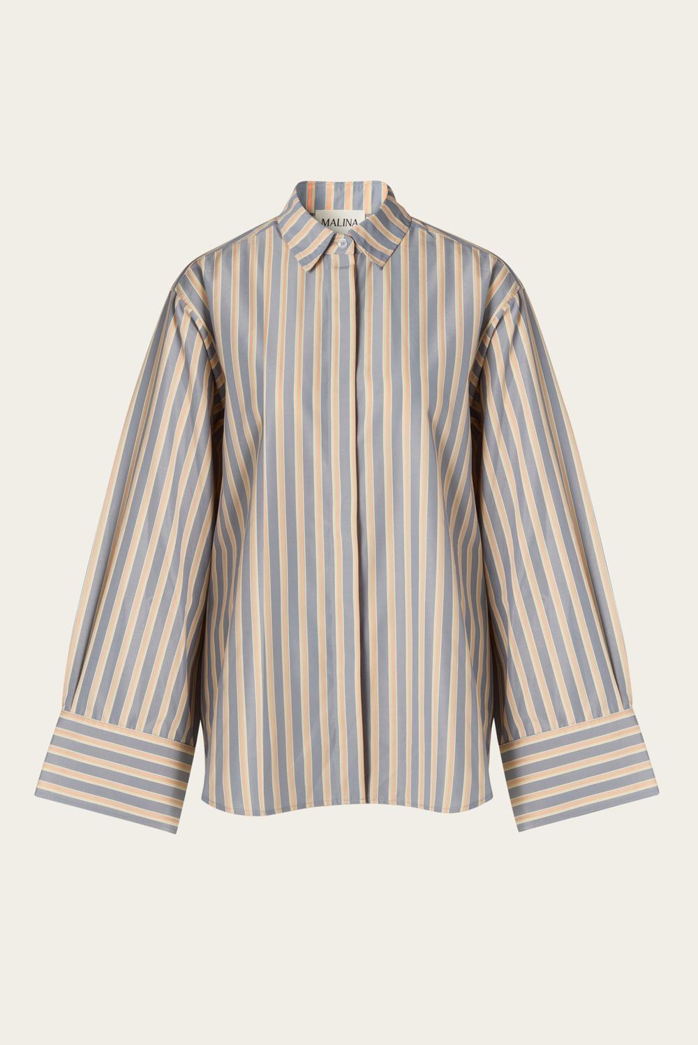 Classic shirt Dusty Blue Stripe 1