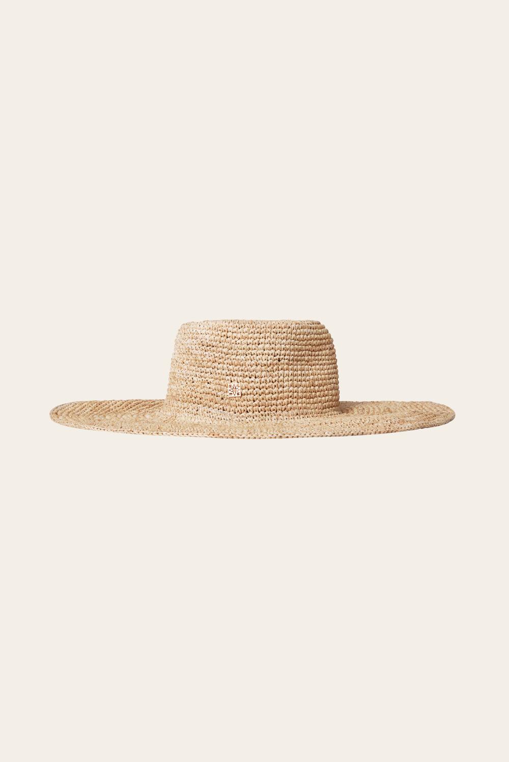 Elena raffia hat Beige 1