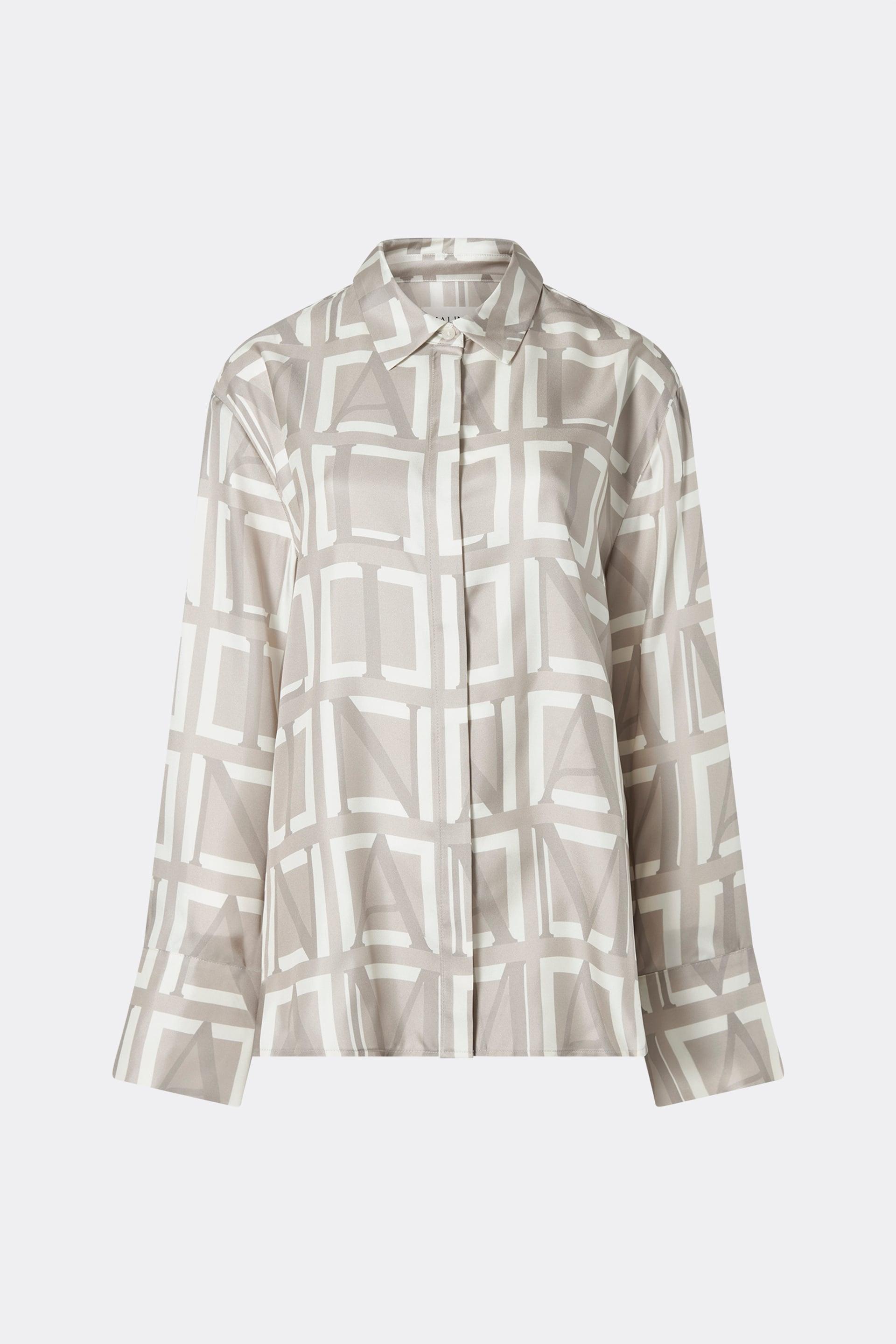 Felicity shirt Monogram Taupe 1
