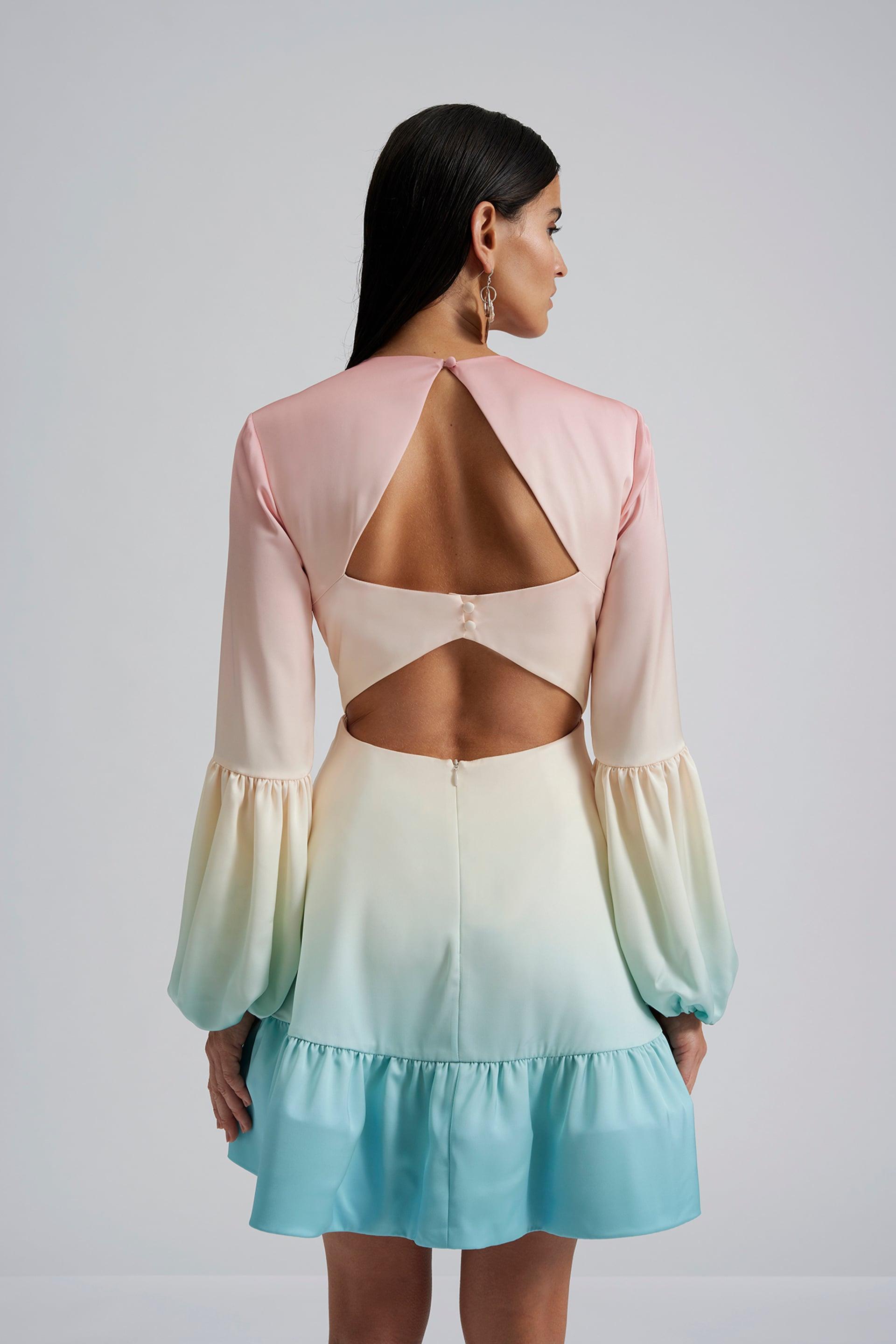 Gabbie mini dress Sunset 1