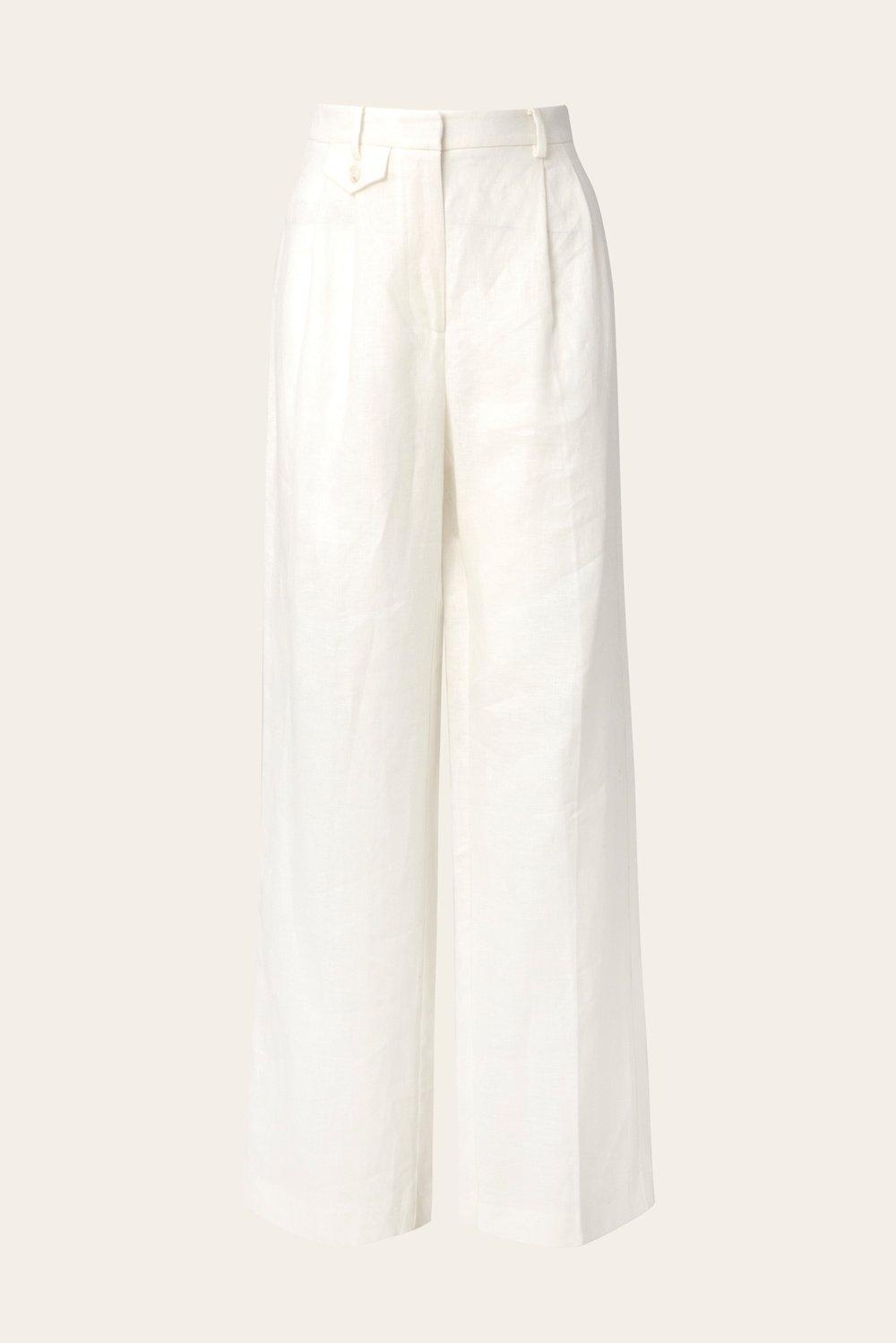 Mya linen pants White 1