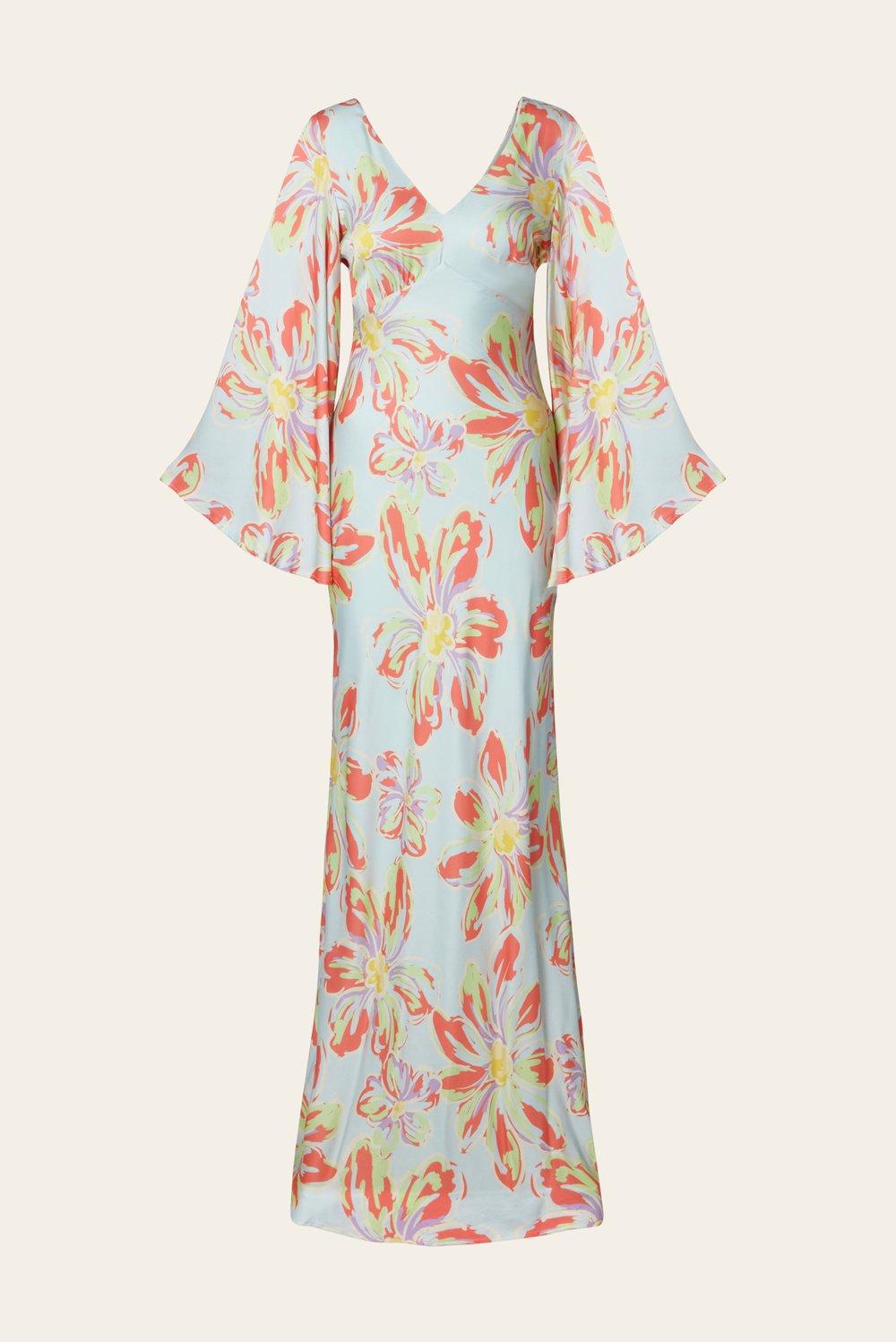 Simone maxi dress Blue Lily 1