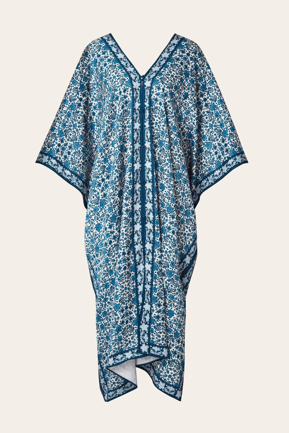 Ambra kaftan Coastal Florals 1