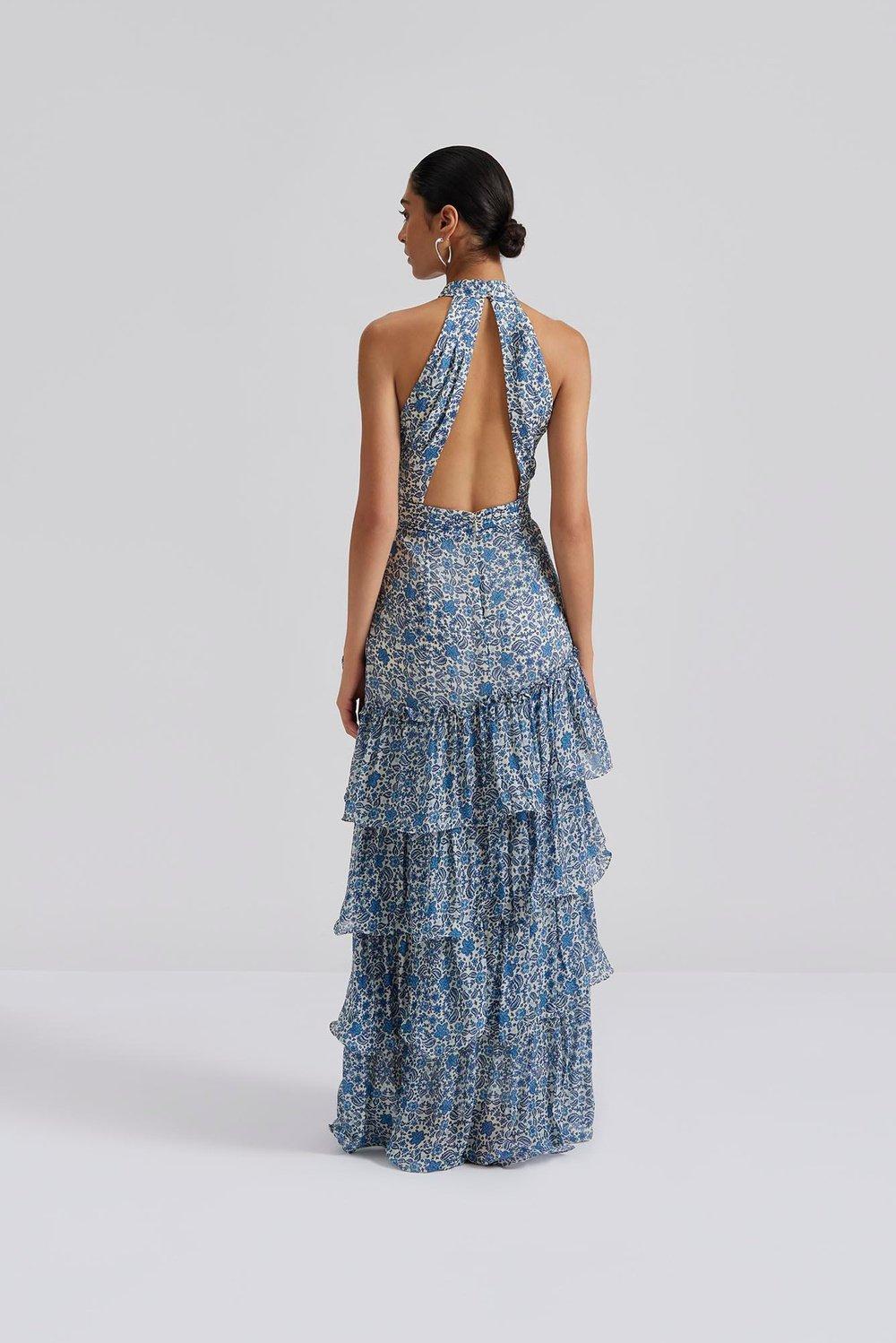 Paloma maxi dress Coastal Florals 1