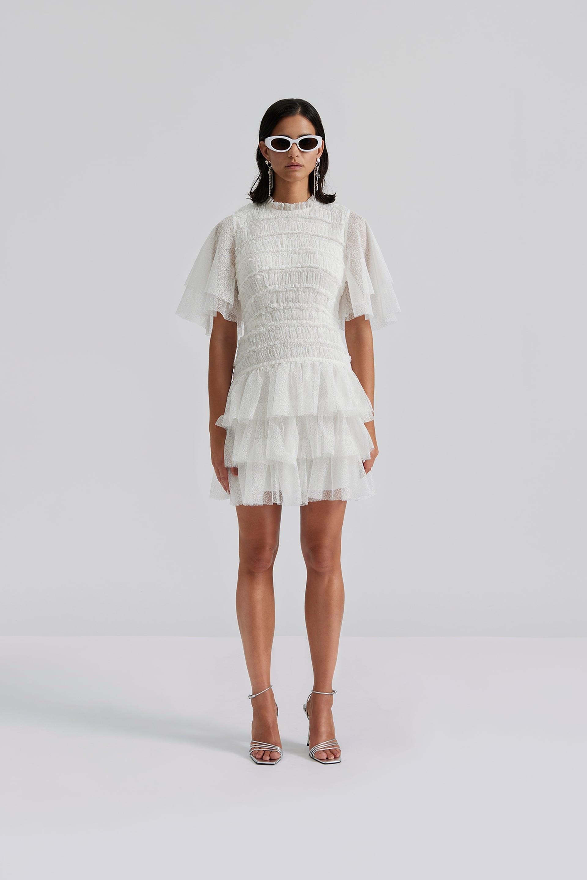 Minnie mini dress White 2