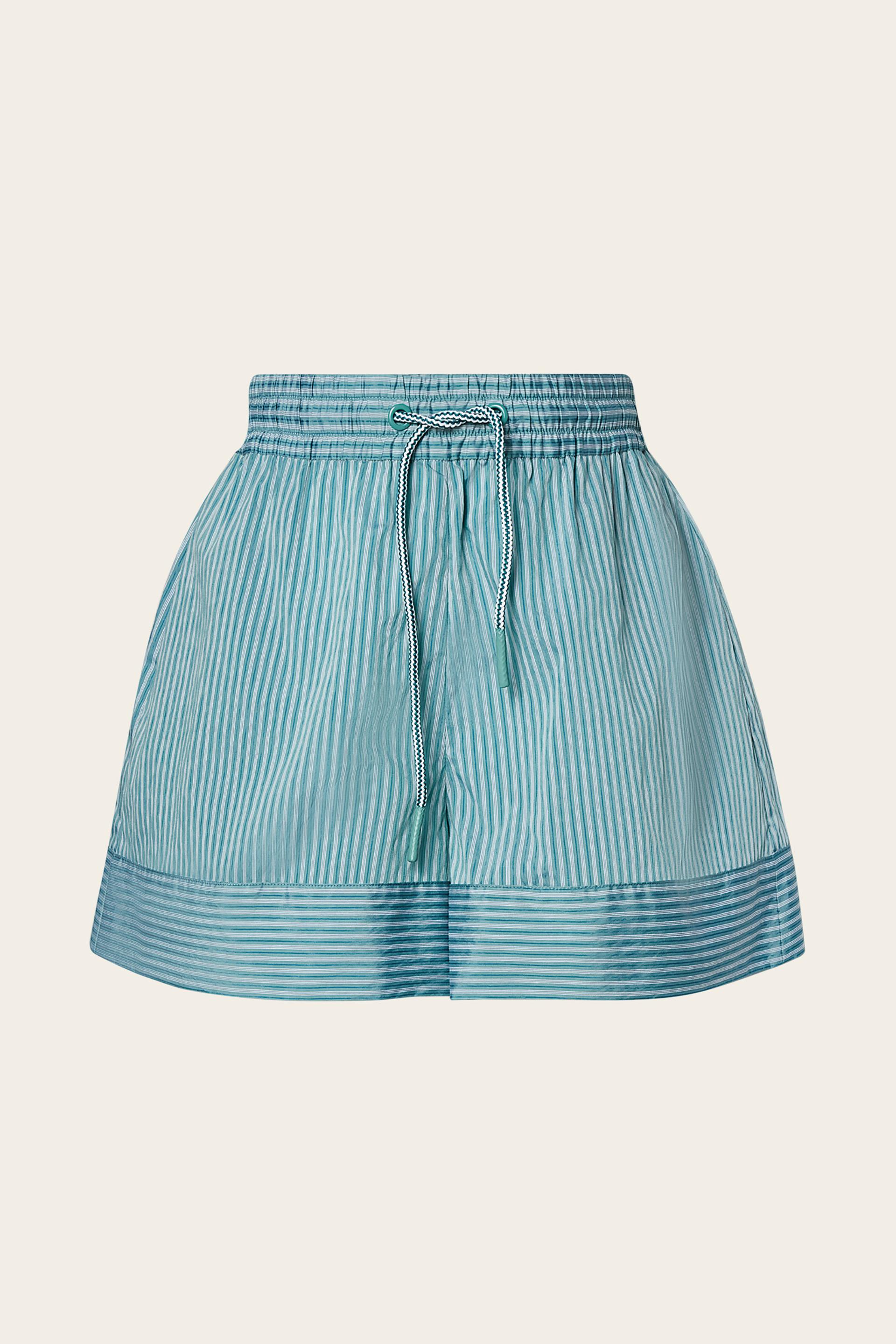 Colette shorts Aqua Stripe 1