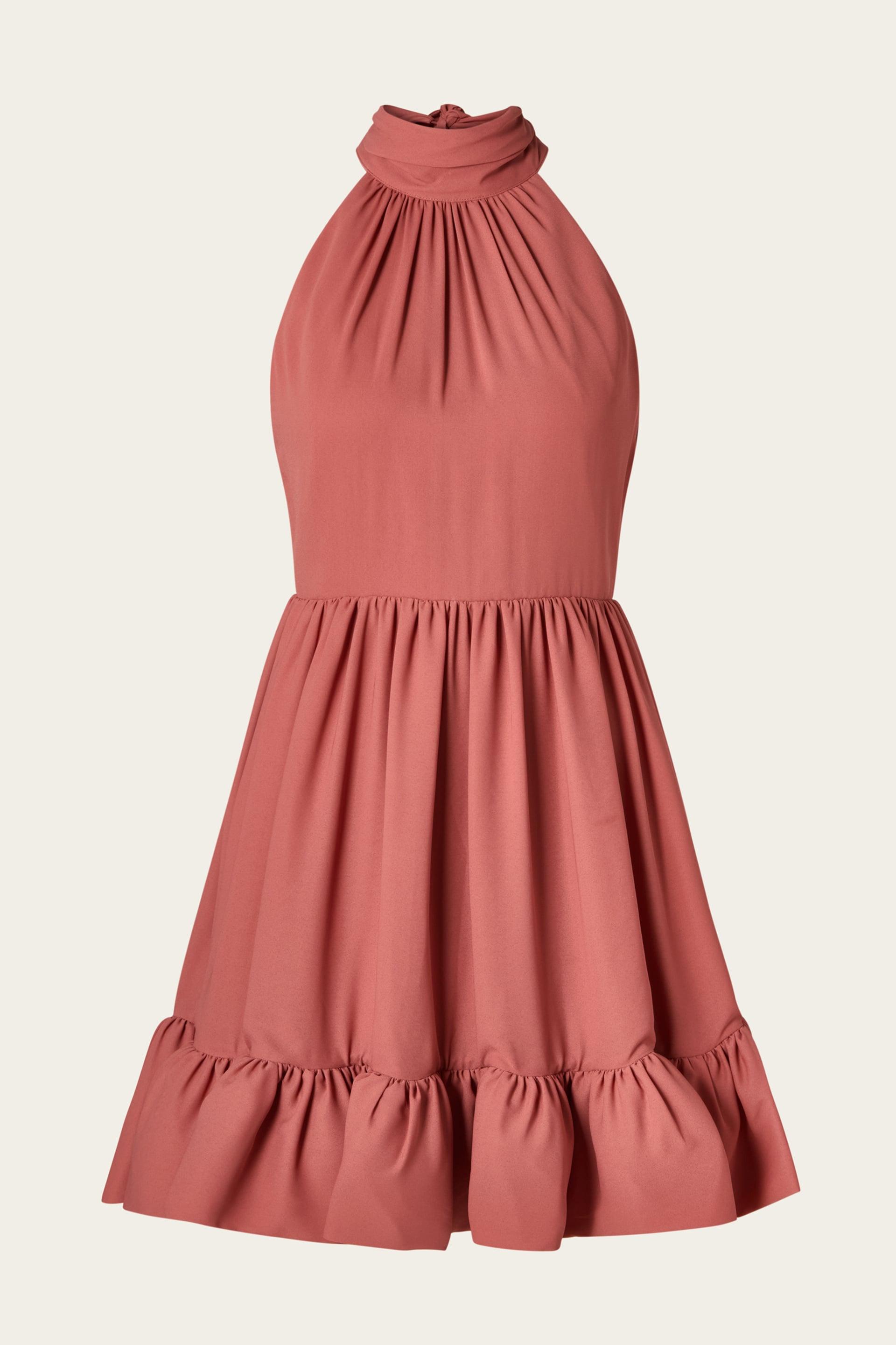 Fern mini dress Terracotta 1