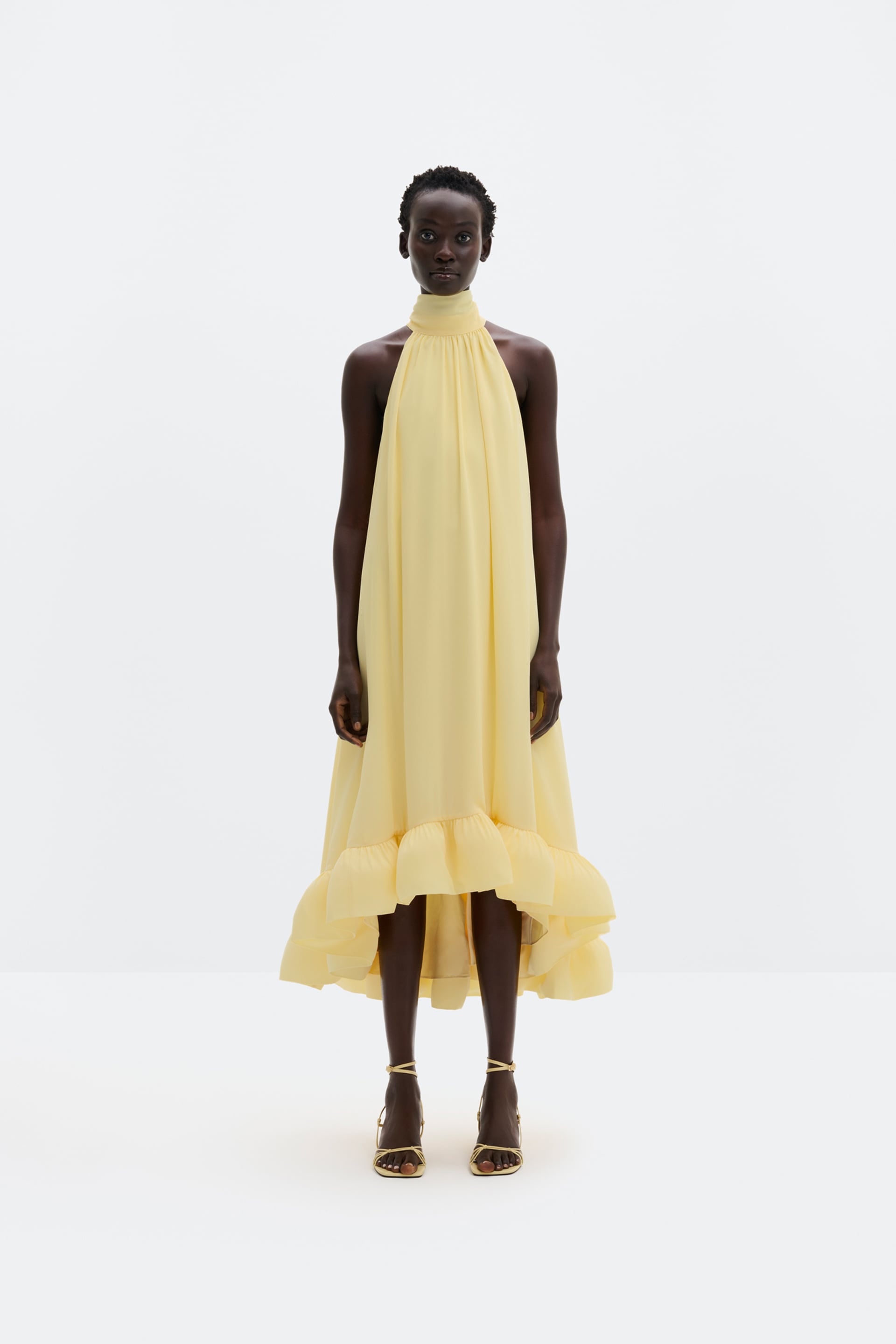 Sabrina midi dress Light Lemon (1)