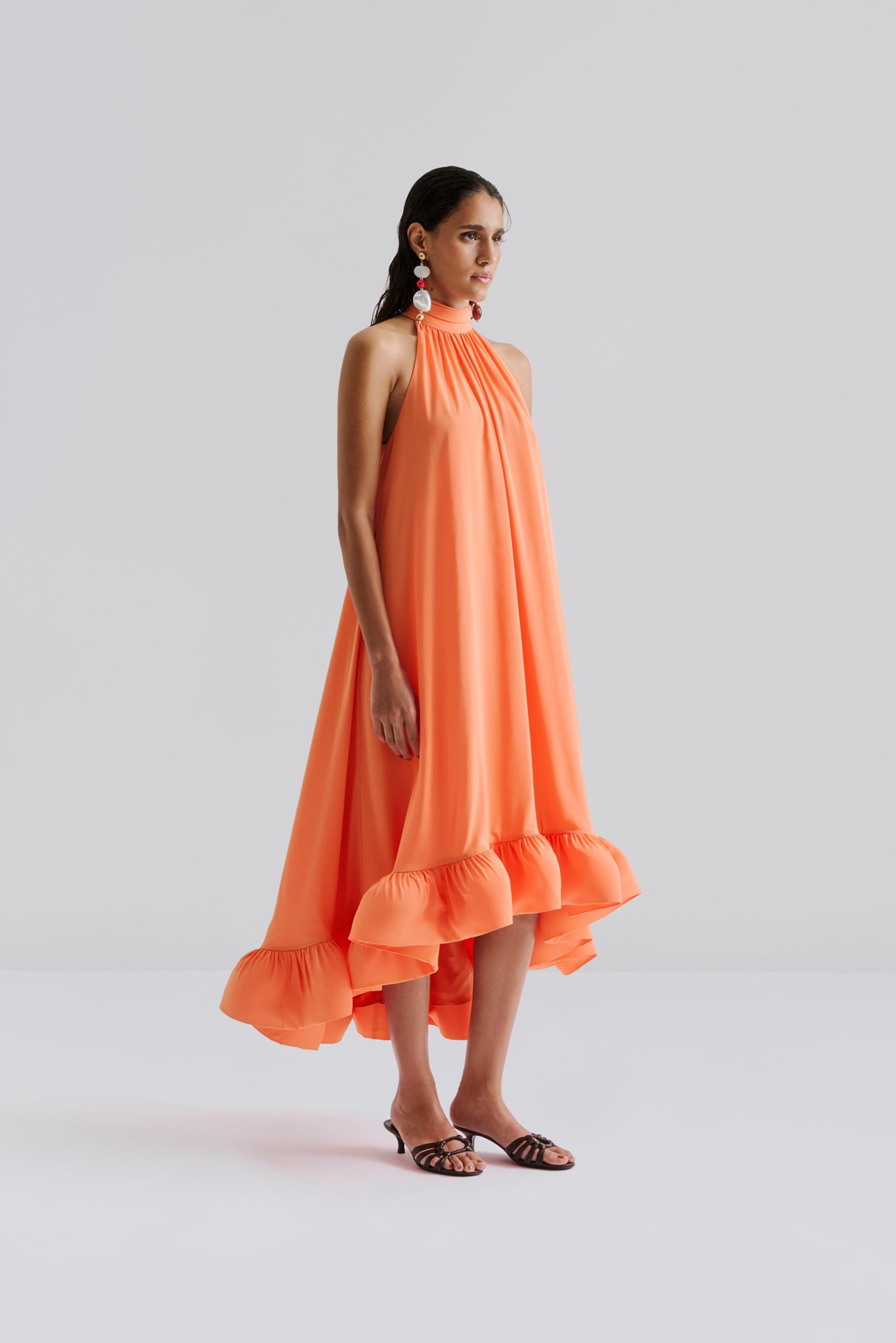 Sabrina midi dress Papaya 2