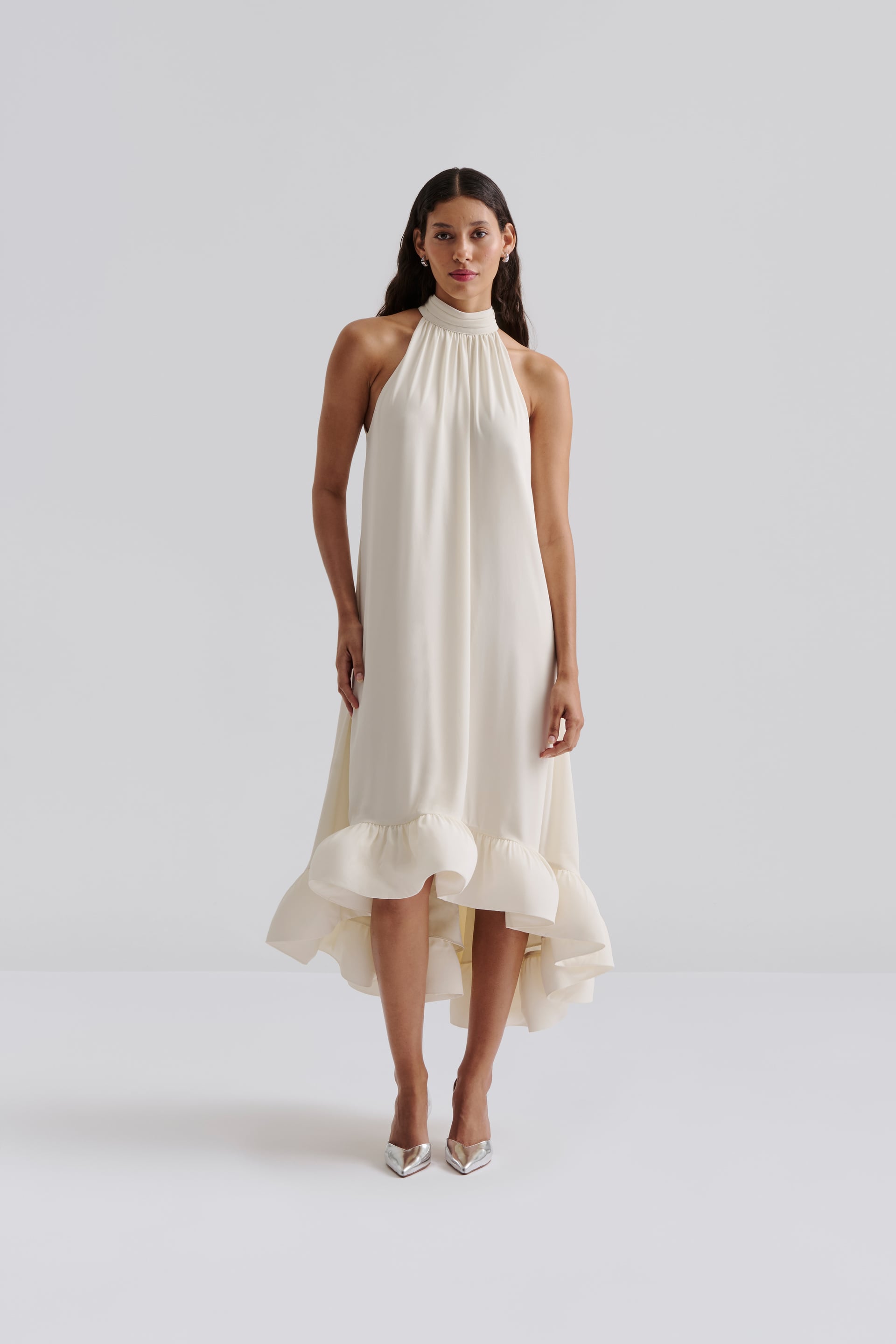 Sabrina midi dress White 2