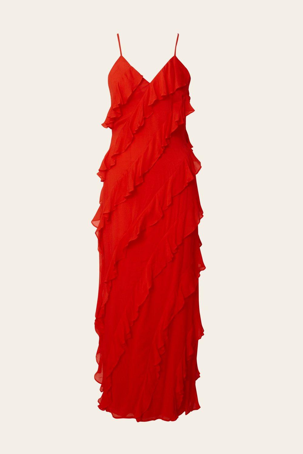 Cecily maxi dress Summer Red 1