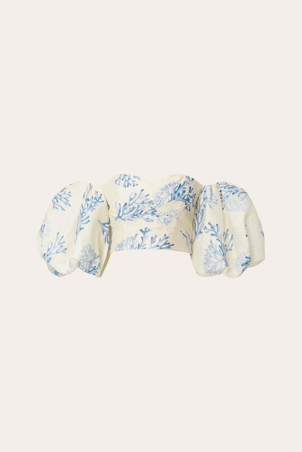 Amira top Coral Blue 1