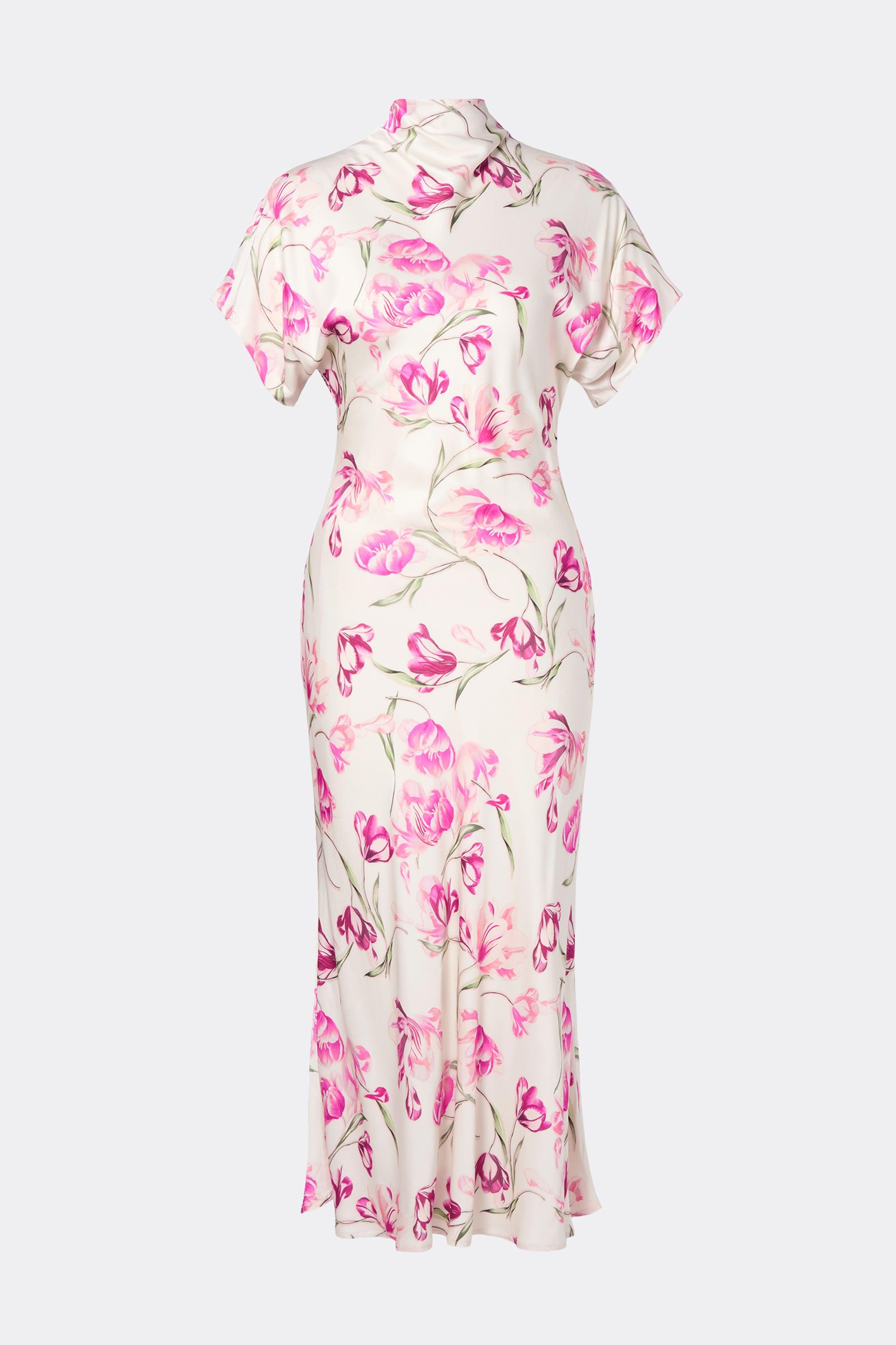 Alivia midi dress Tulip Pink (1)