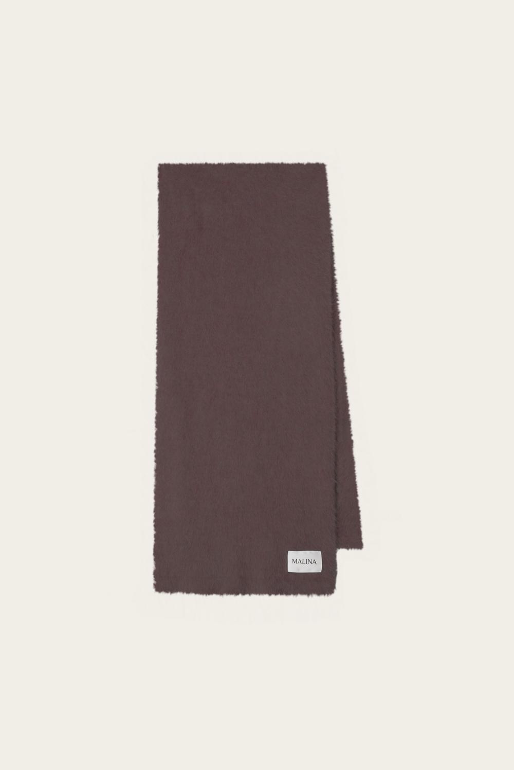 Colleen scarf Chocolate 1
