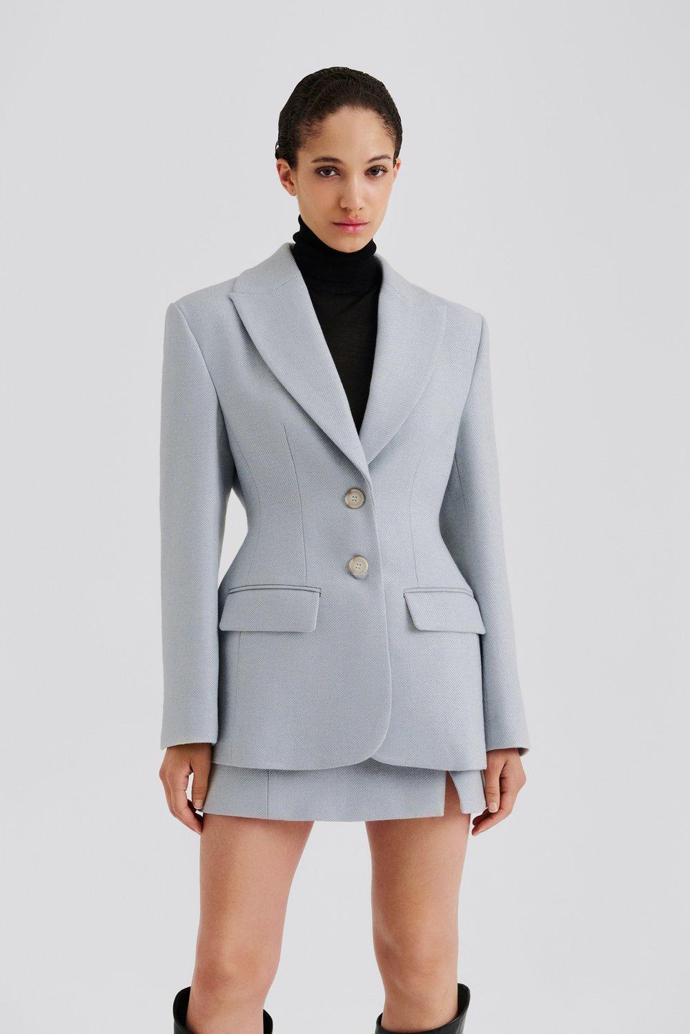 Ella blazer Blue Fishbone 2