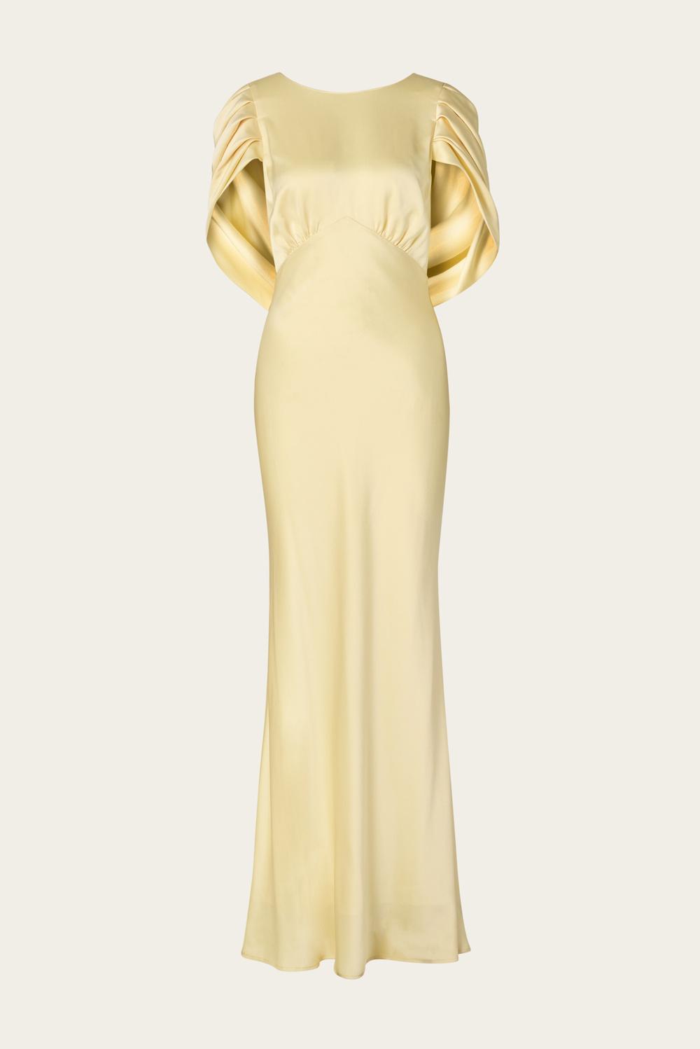 Louise maxi dress Lemon 1