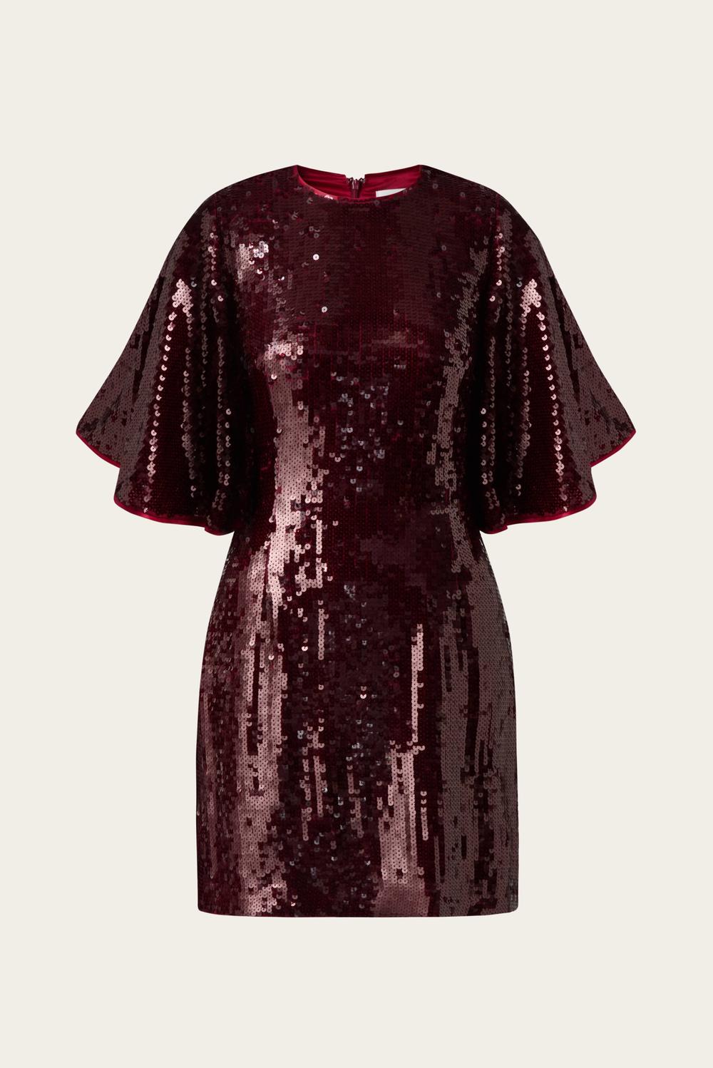 Yvette mini dress Deep Red 1