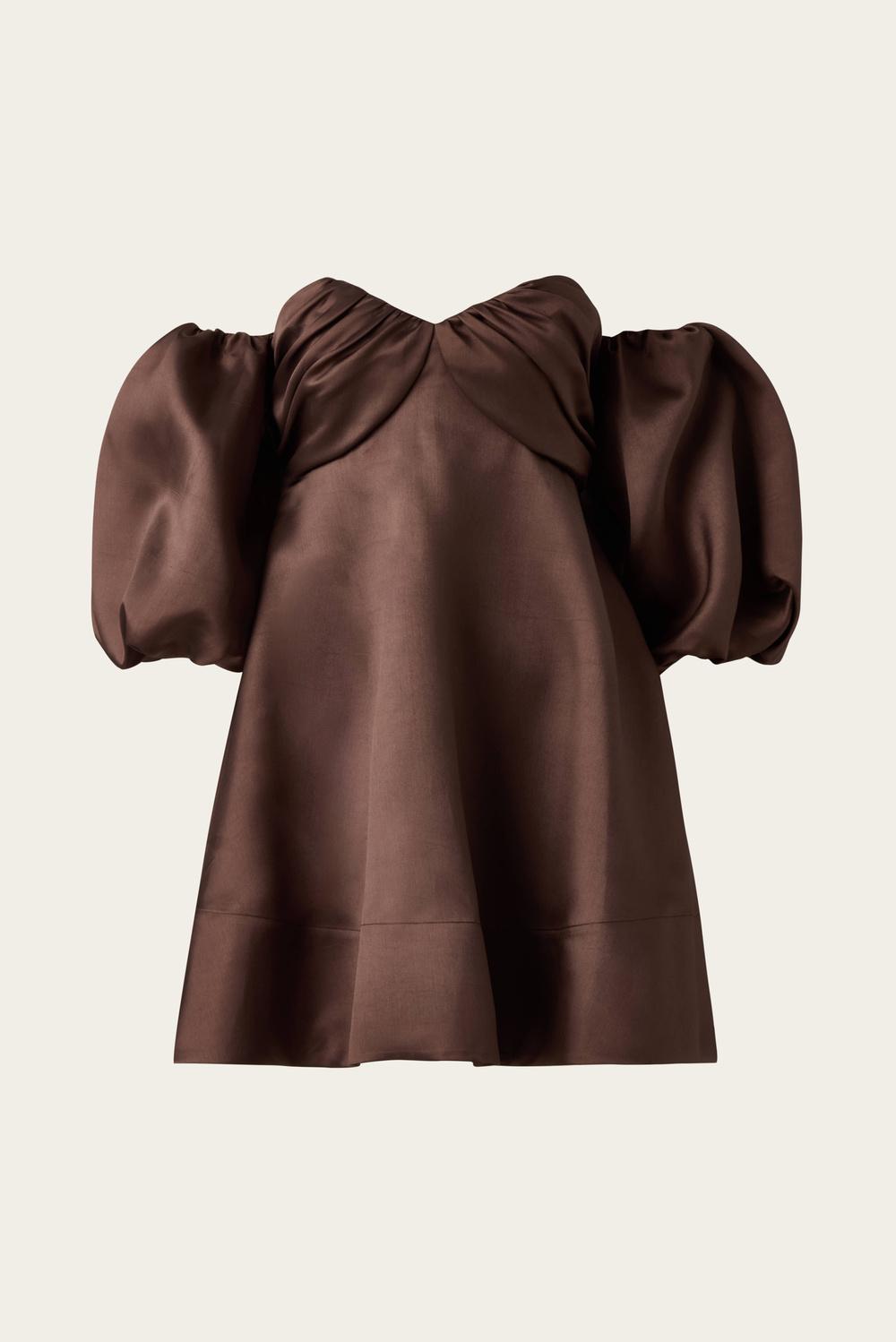 Val mini dress Chocolate 1