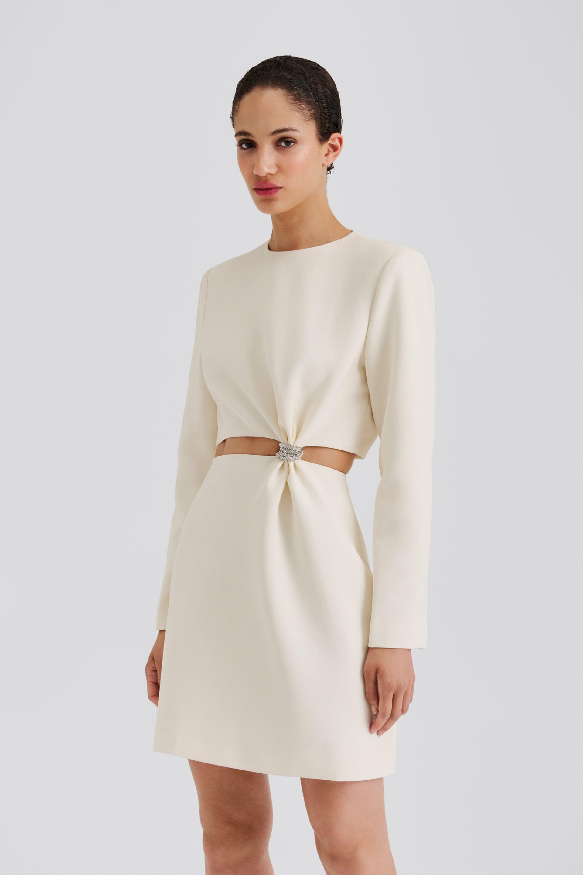 Sutton mini dress Vanilla (1)