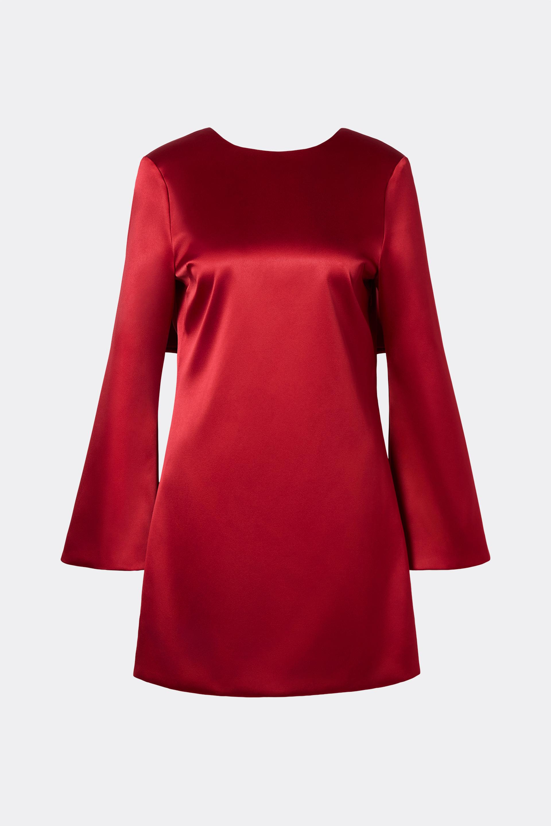 Elna mini dress Deep Red (1)