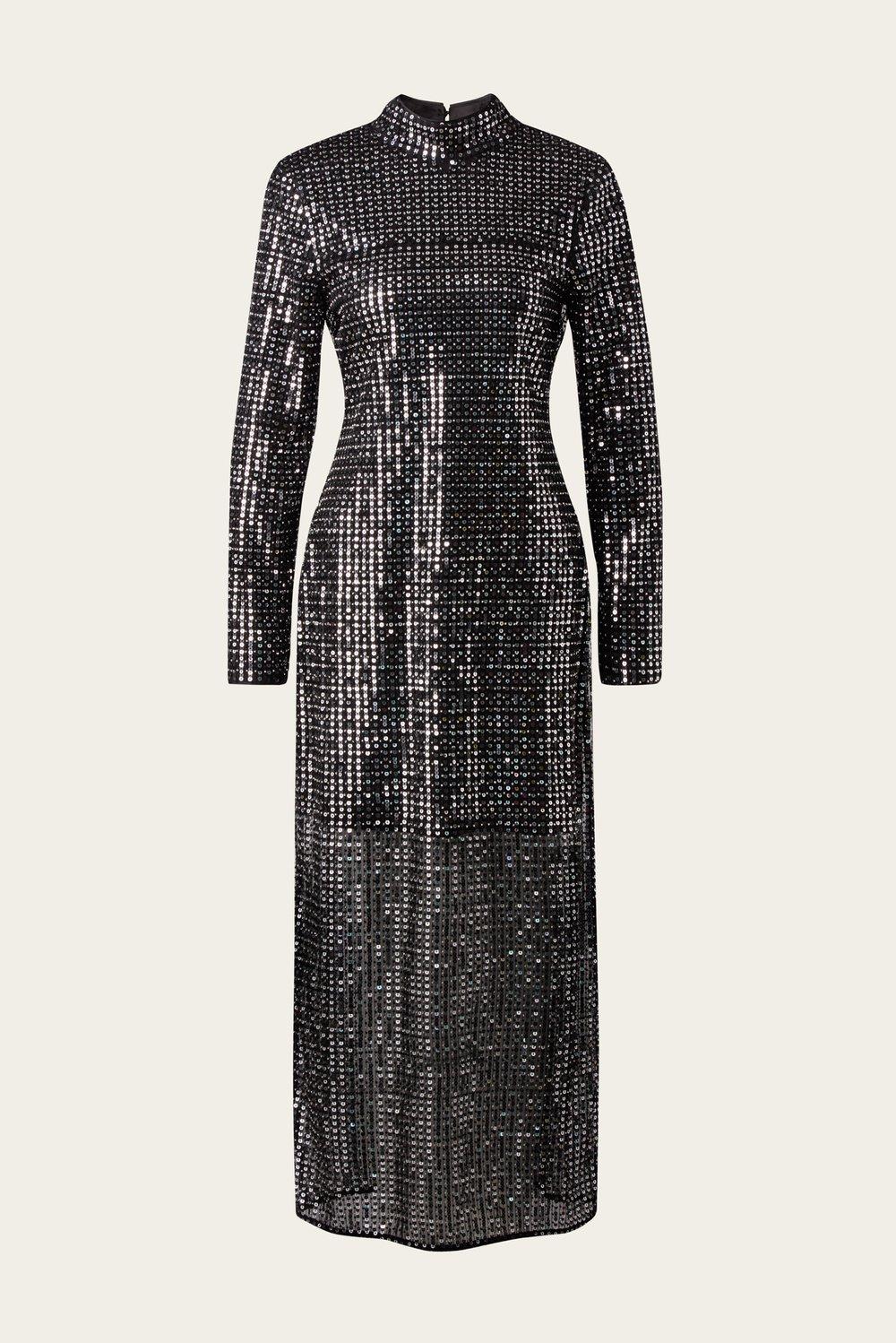 Zuri maxi dress Midnight Sequin 1