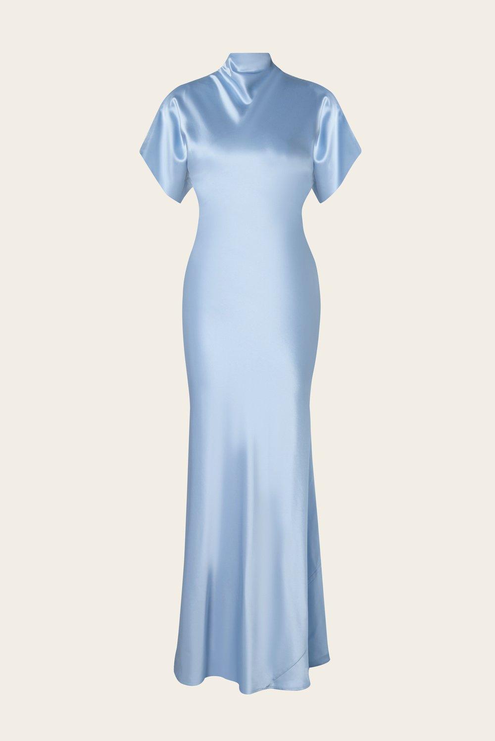 Alivia maxi dress Dusty Blue 1