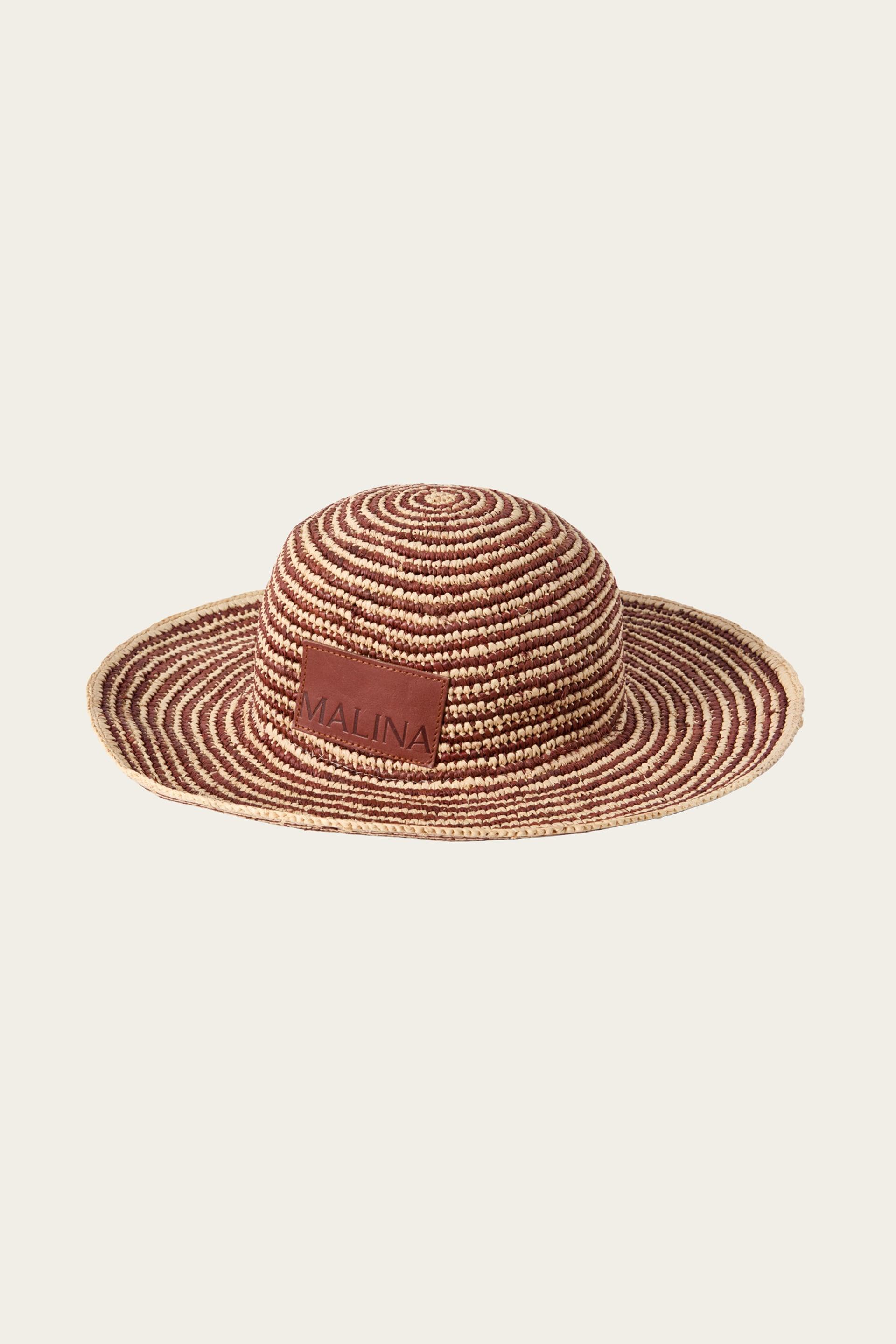 Lyra hat Terracotta Stripe 1