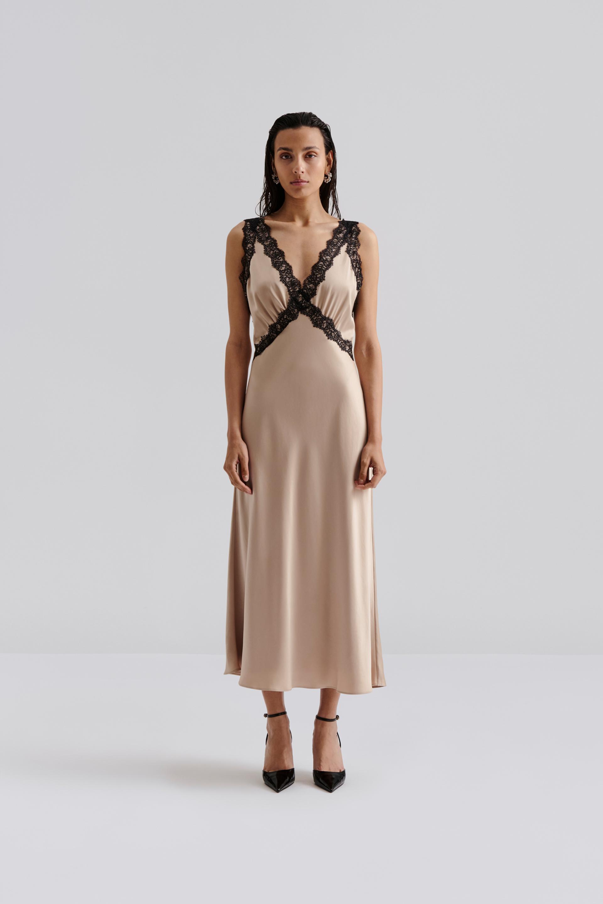 Shea midi dress Champagne 2