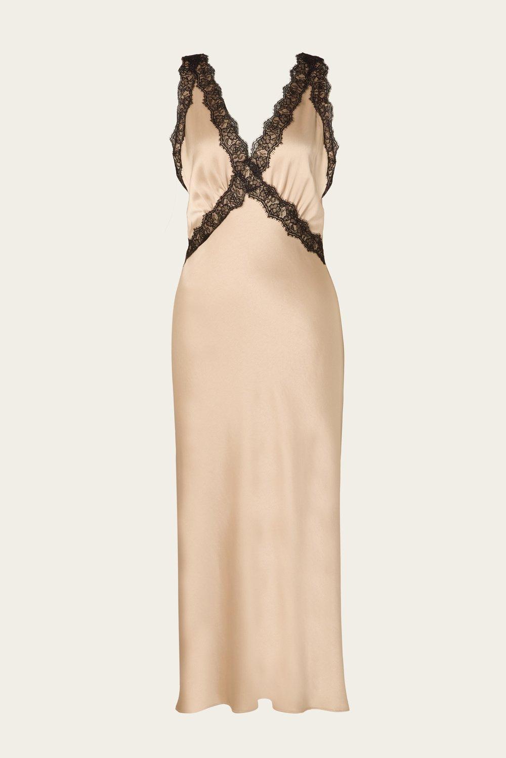 Shea midi dress Champagne 1