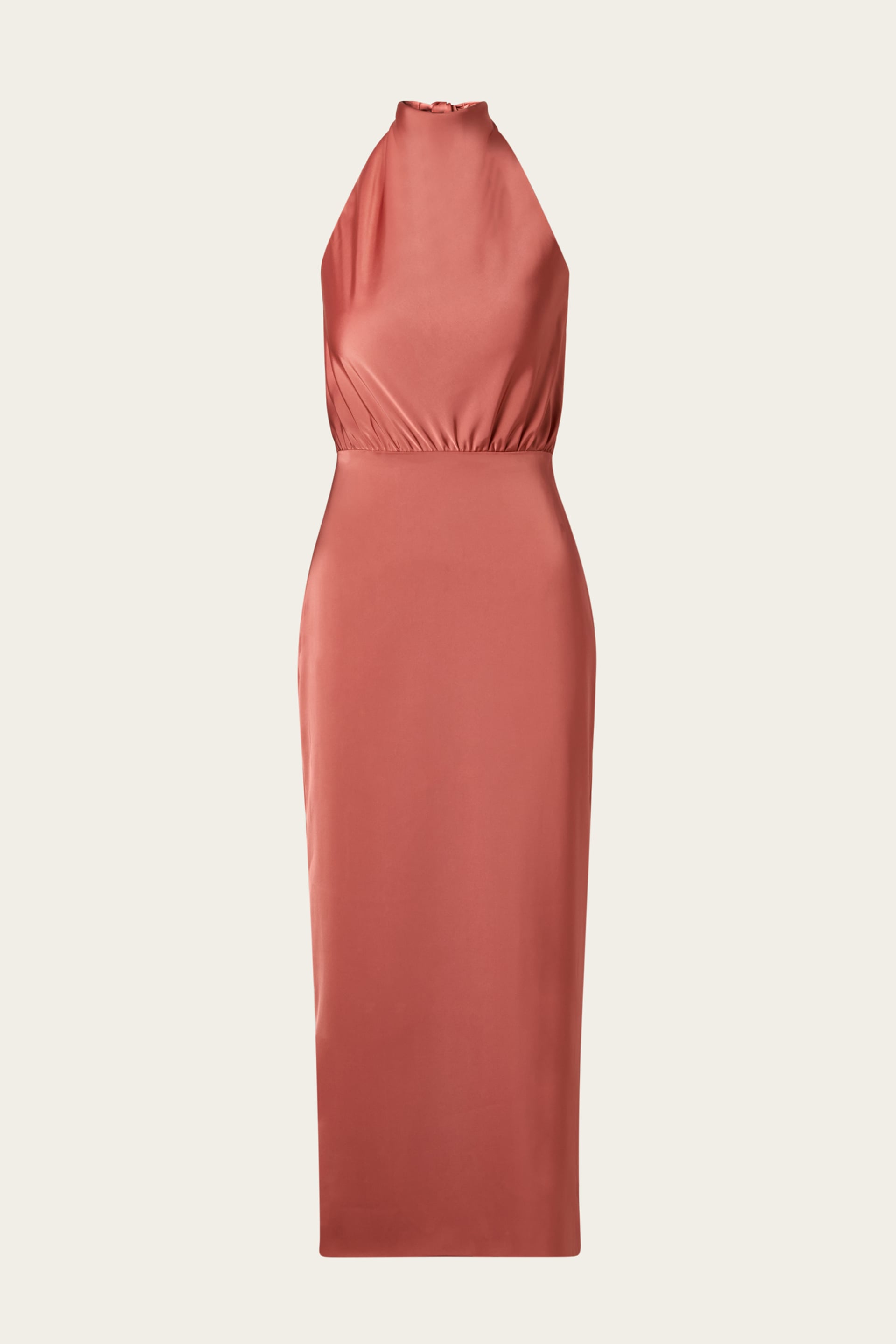 Solange midi dress Terracotta 1