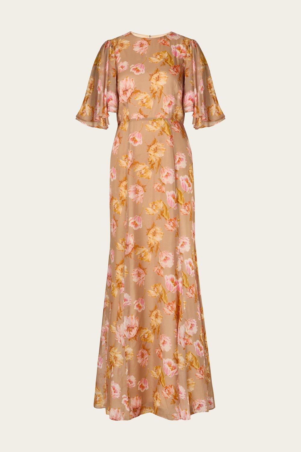 Ida maxi dress Champagne Peony 1
