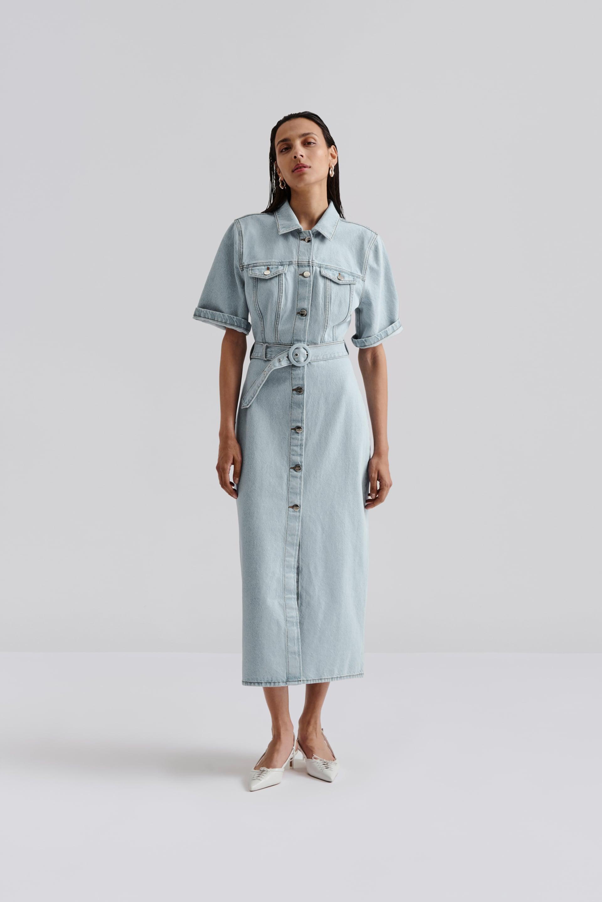 Eudora midi dress Light blue 2