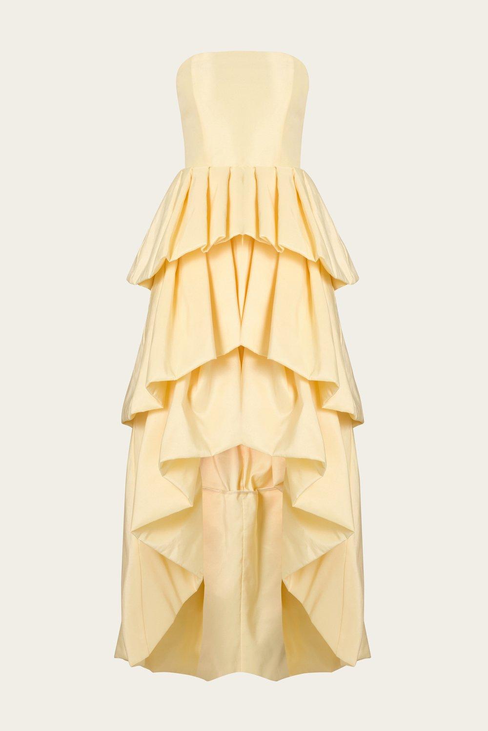 Pandora maxi dress Lemon 1