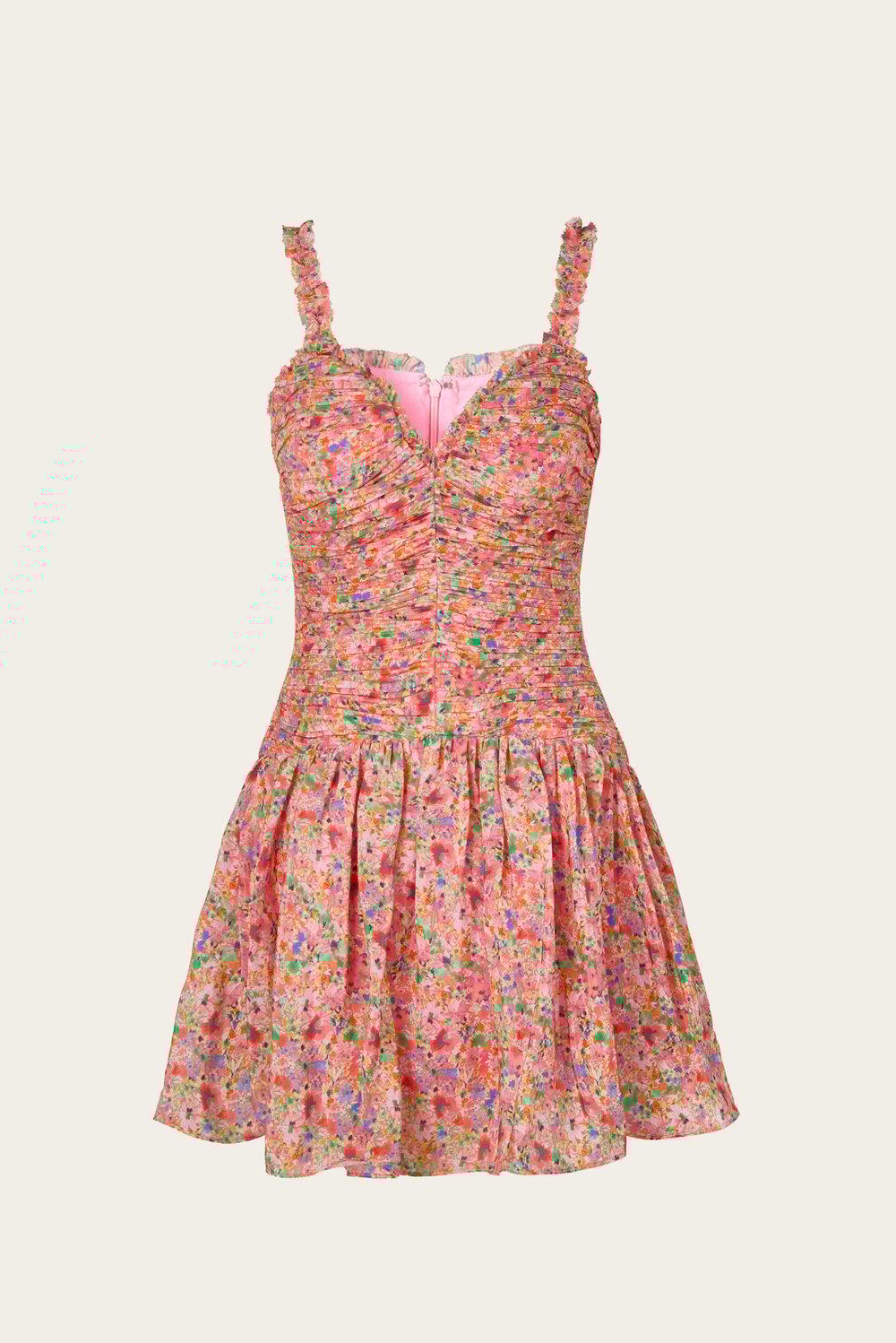 Lemonia mini dress Pink Ditsy 1