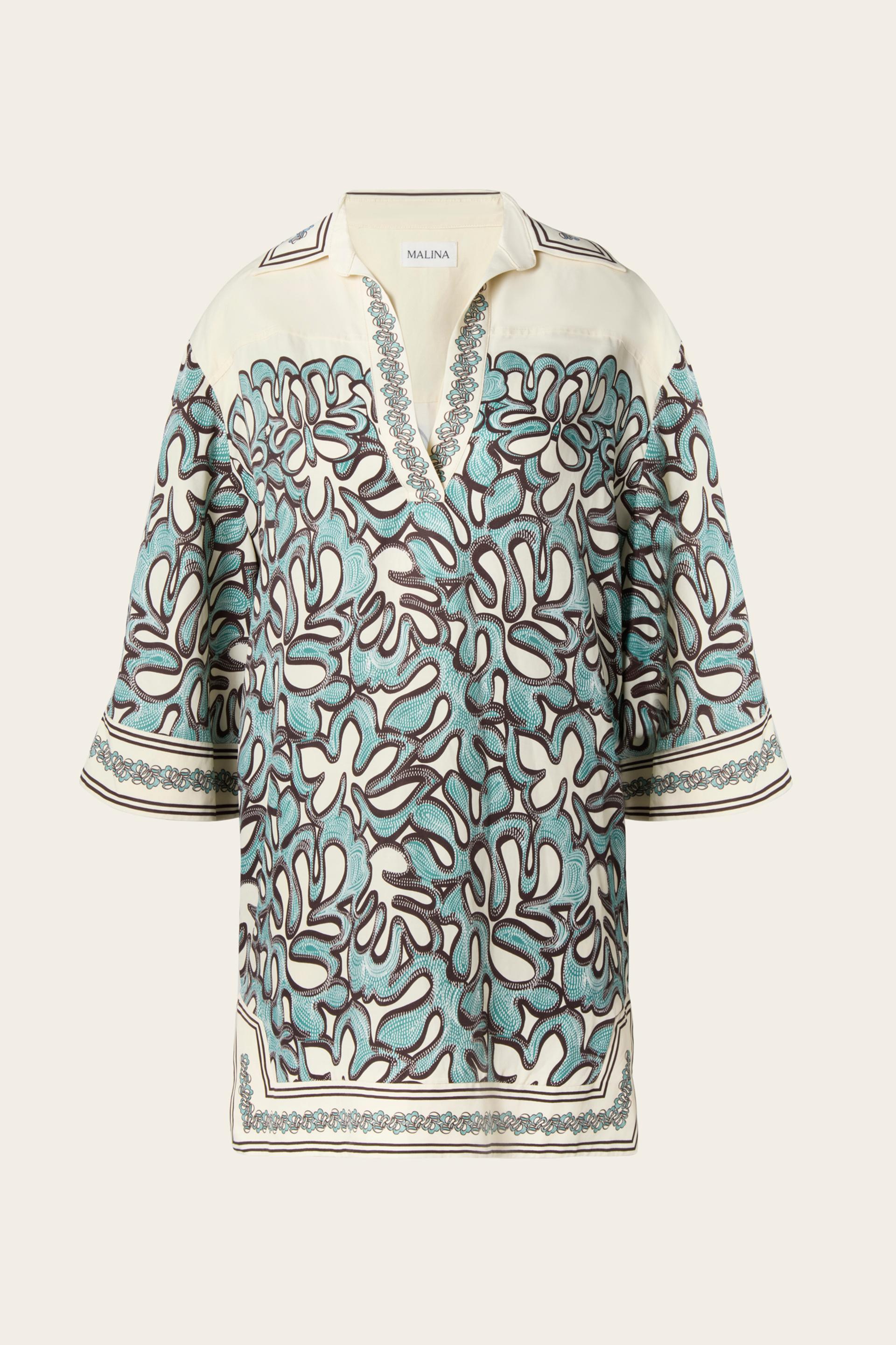 Imogen mini dress Ocean Corals 1