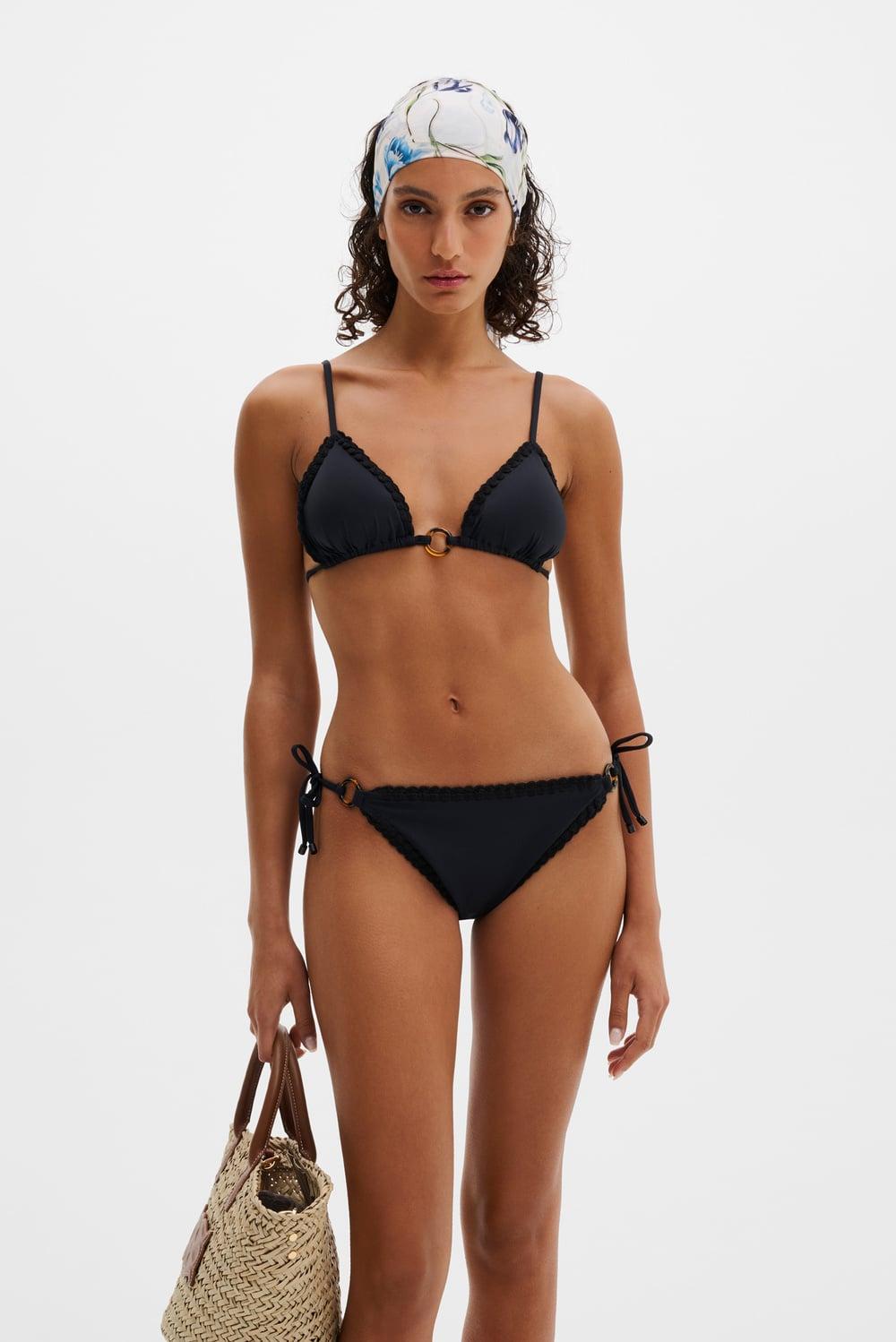 Roselyn bikini top Black 2