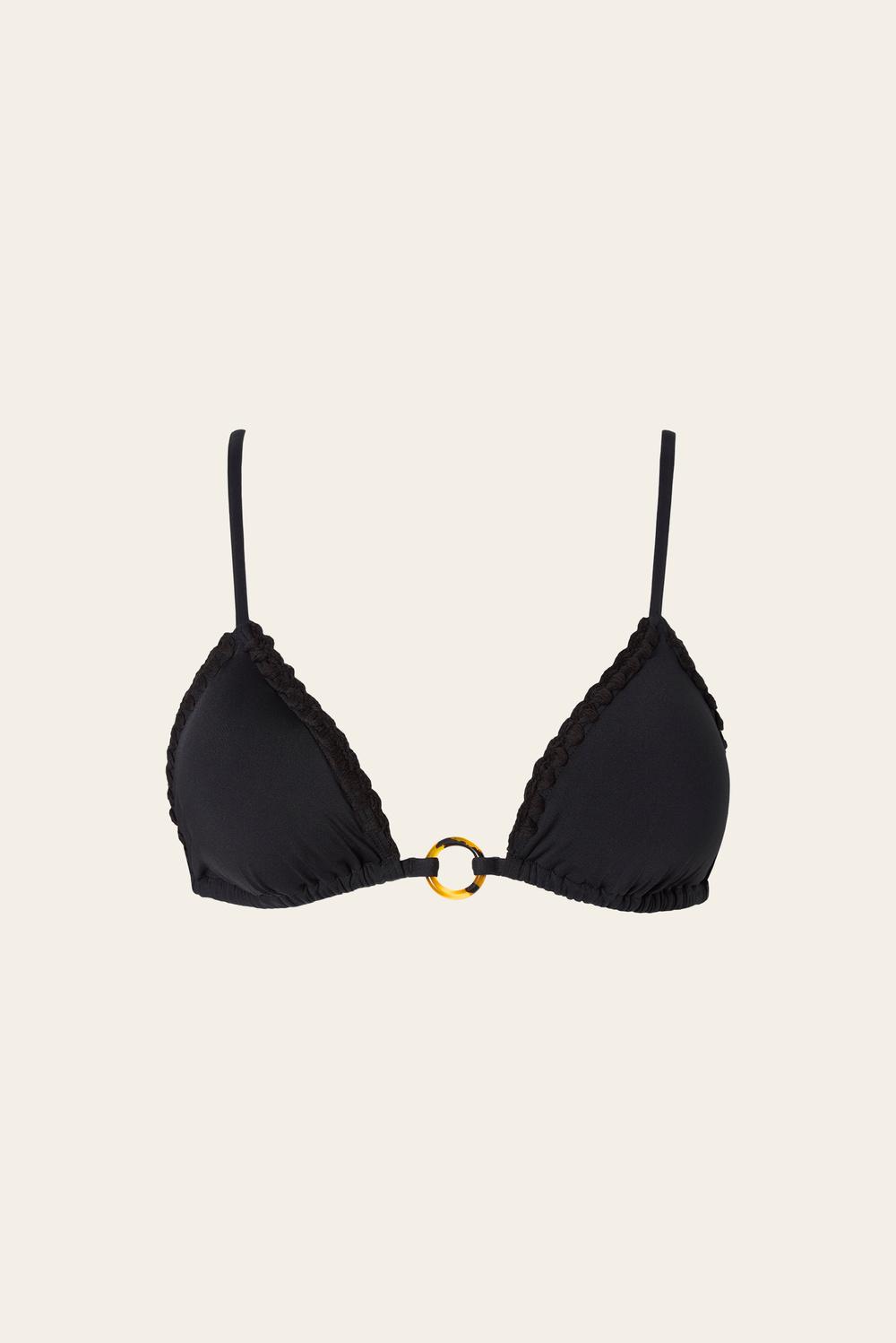 Roselyn bikini top Black 1