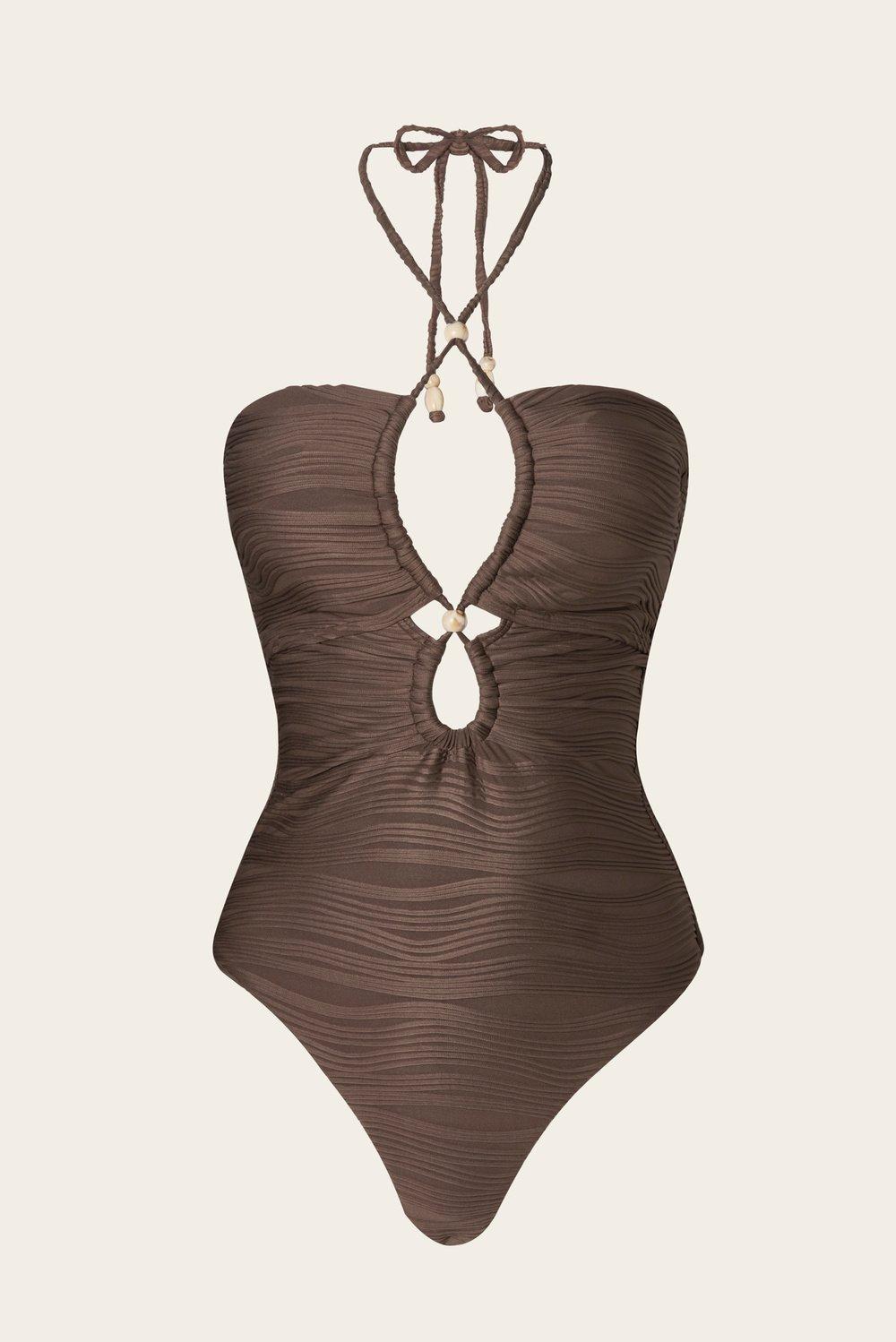 Idalia swimsuit Chocolate 1
